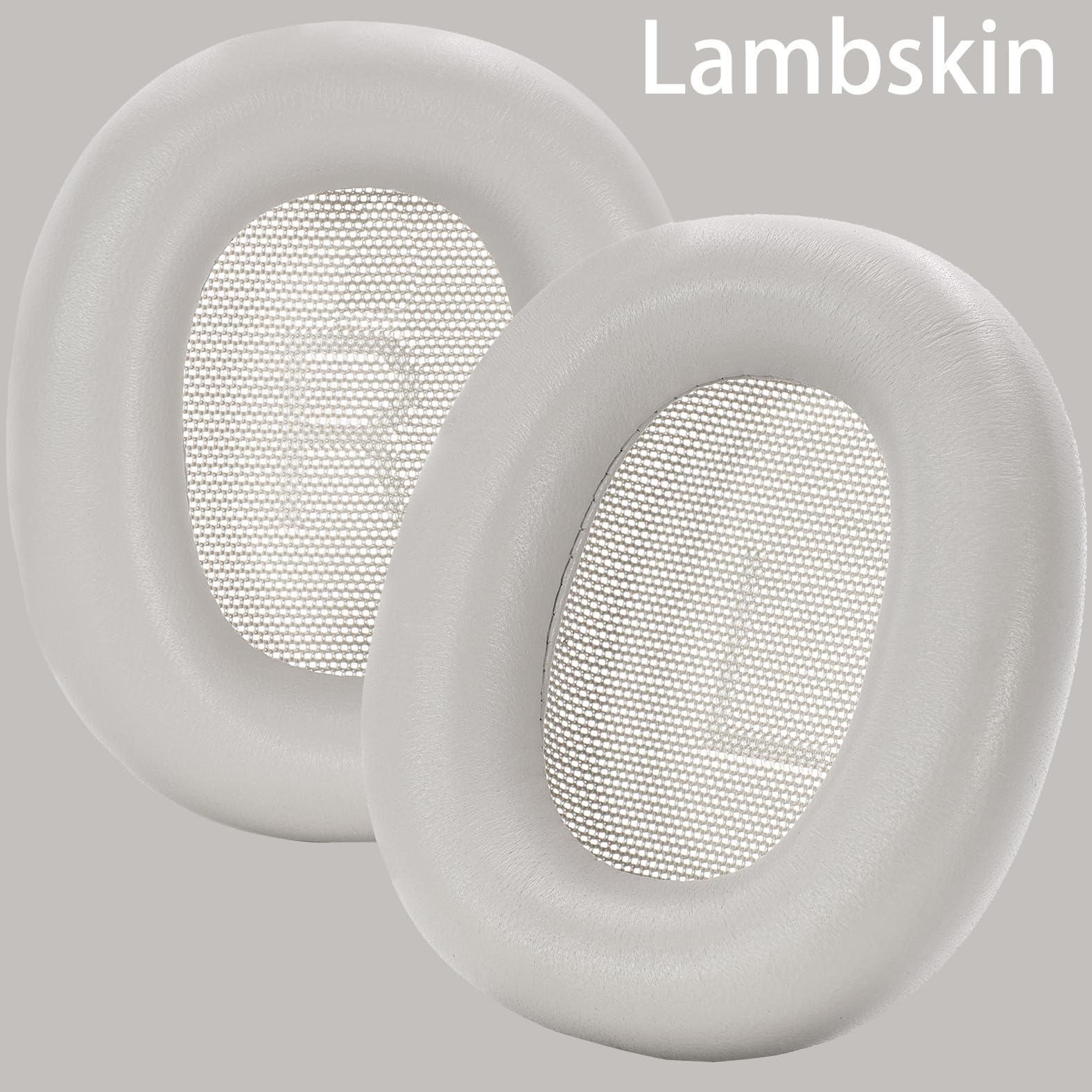 Defean Cuscinetti auricolari di ricambio in pelle di agnello, compatibili con cuffie over-ear Bang & Olufsen Beoplay H100 Premium Wireless Active Noise Cancelling (sabbia a clessidra)