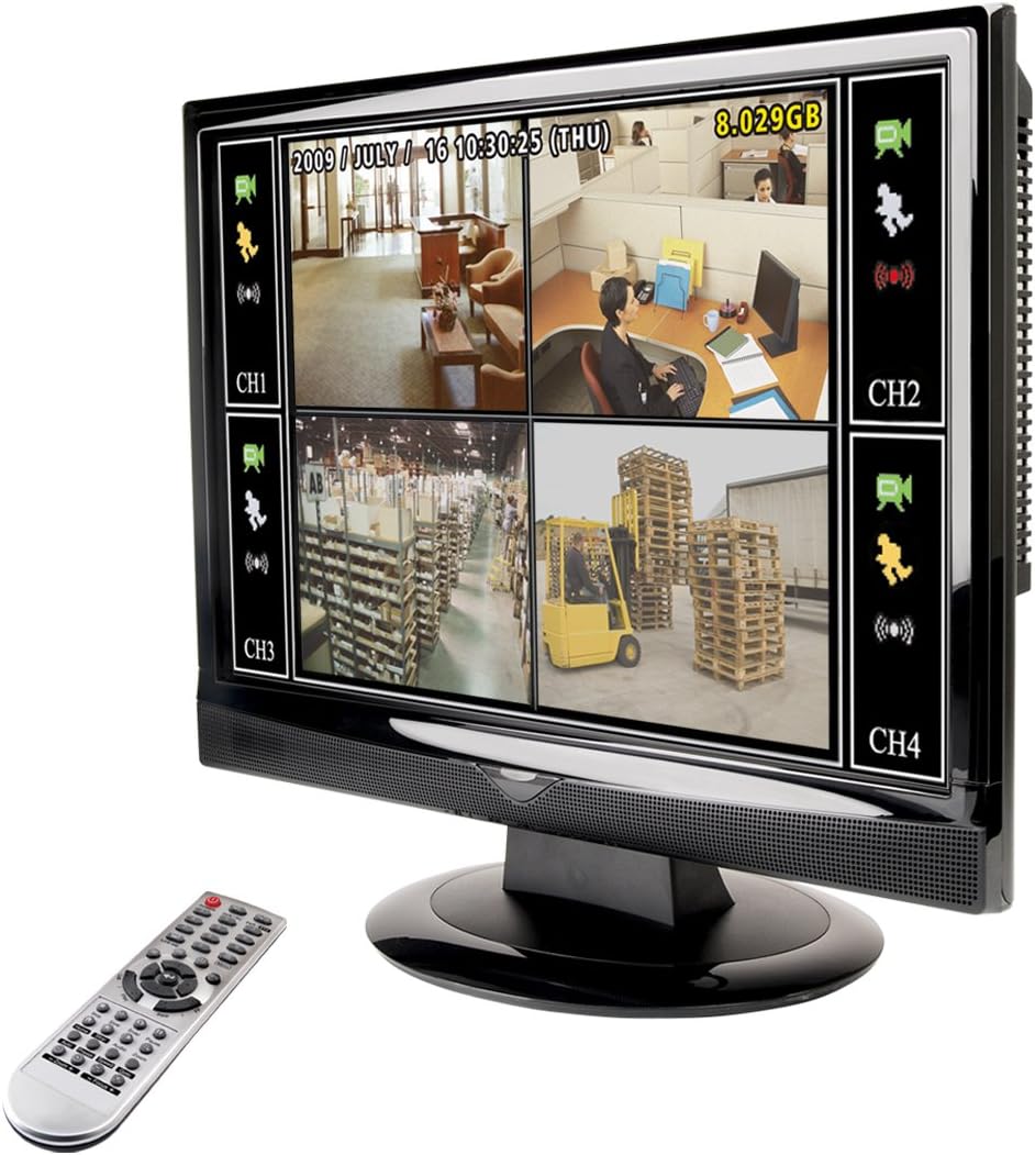 Amazon.com : Swann Alpha D05 SWA49-D5 19-Inch LCD All-in-One 4 Channel ...