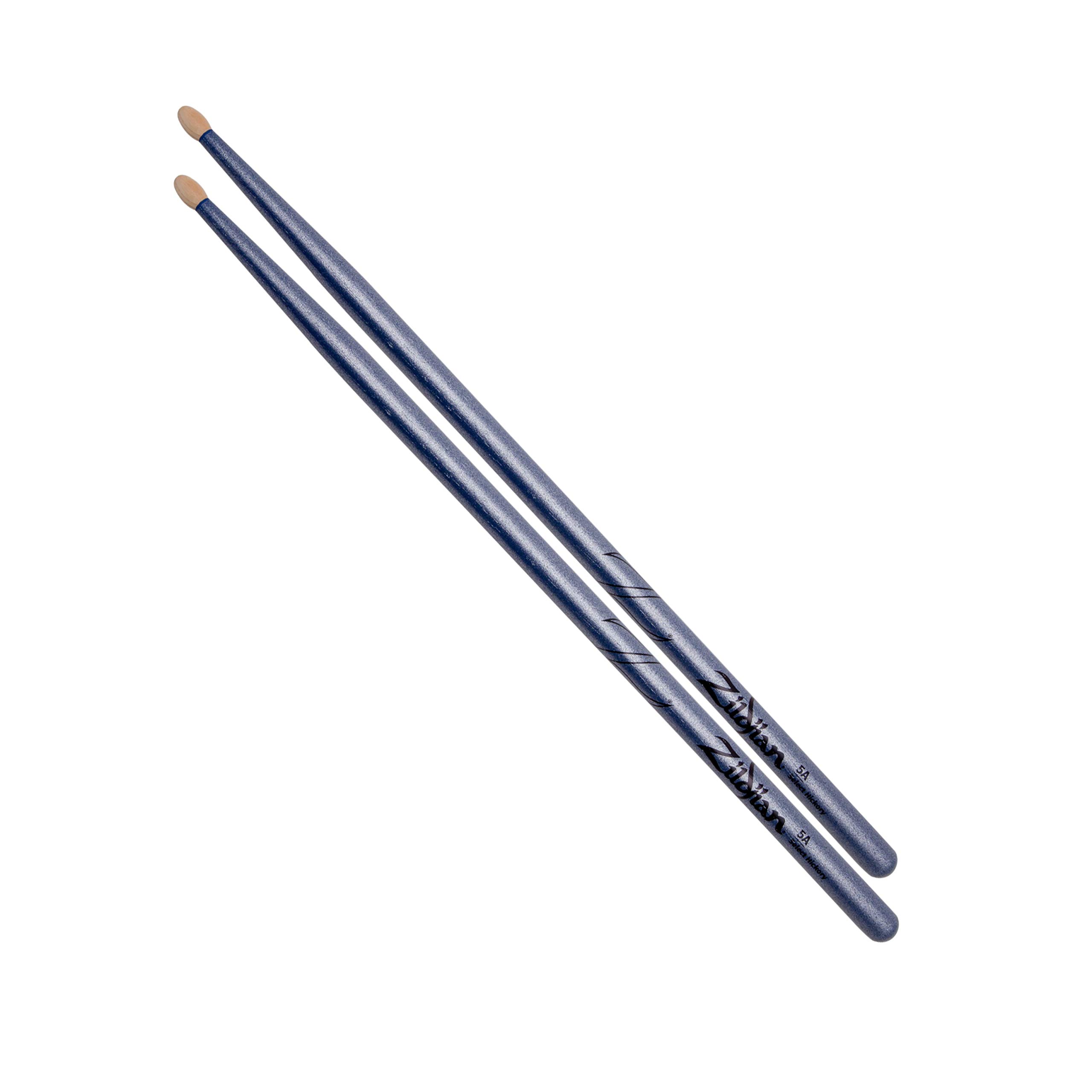 Zildjian 5A Hickory Drumsticks - Wood Tip