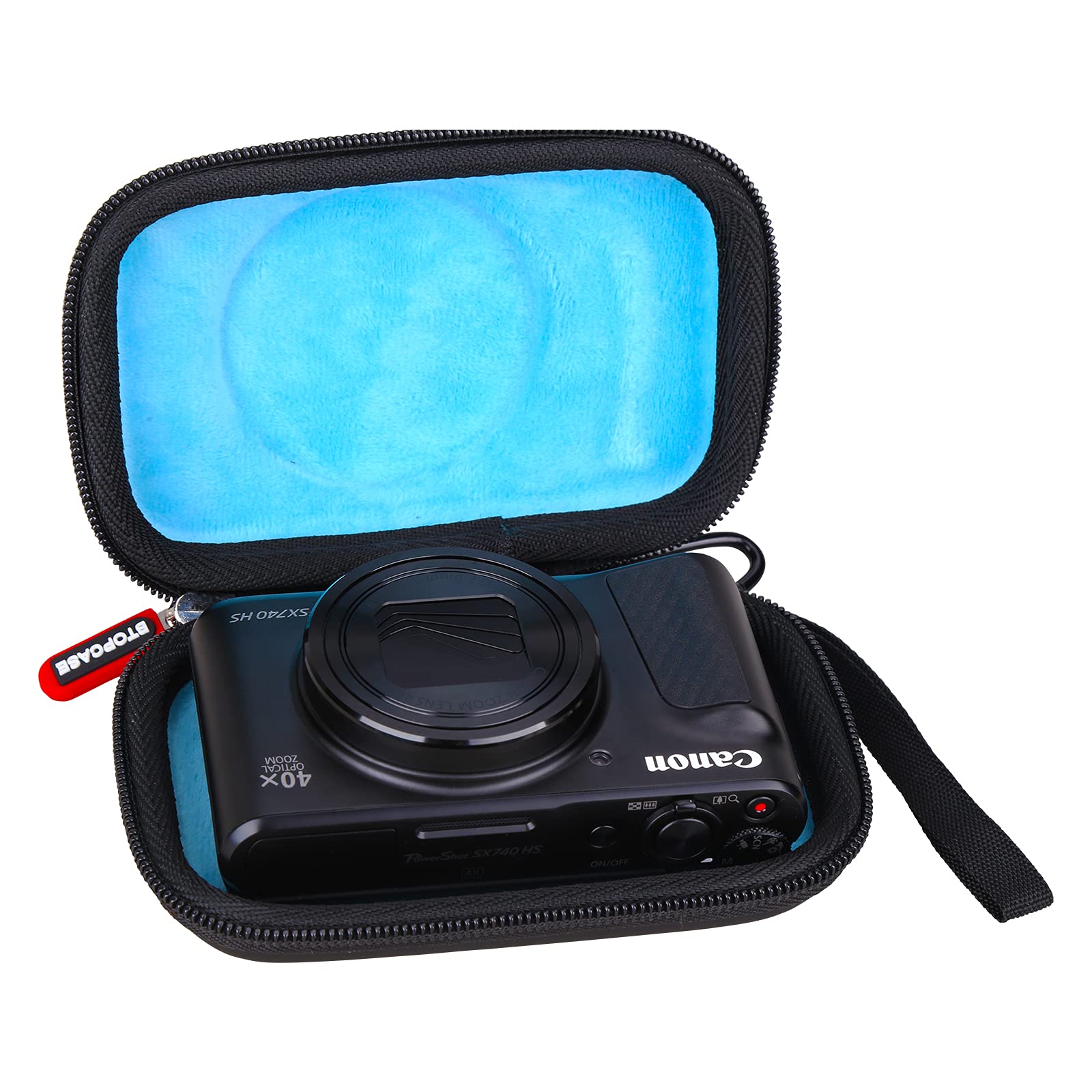 NC Étui de protection pour appareil photo numérique Sony RX100 II III IV V VA VI VII HX-99 / Canon PowerShot SX740 HS SX730 HS SX720 HS / G7X Mark II III (étui uniquement) (étui uniquement)