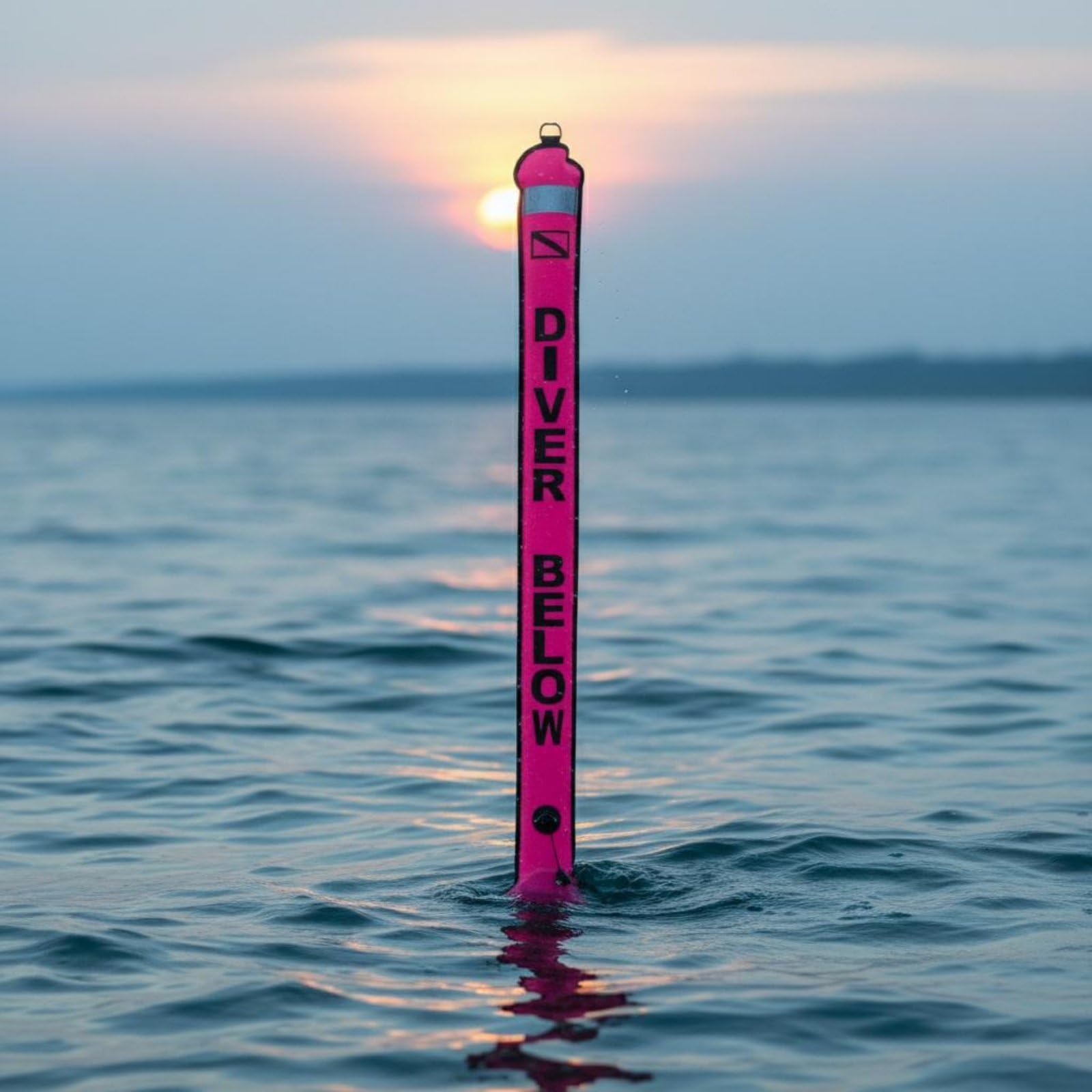 Boa SMB Riflettente Boa di Segnalazione Subacquea Resistente Galleggiante da Immersione per Sommozzatori
