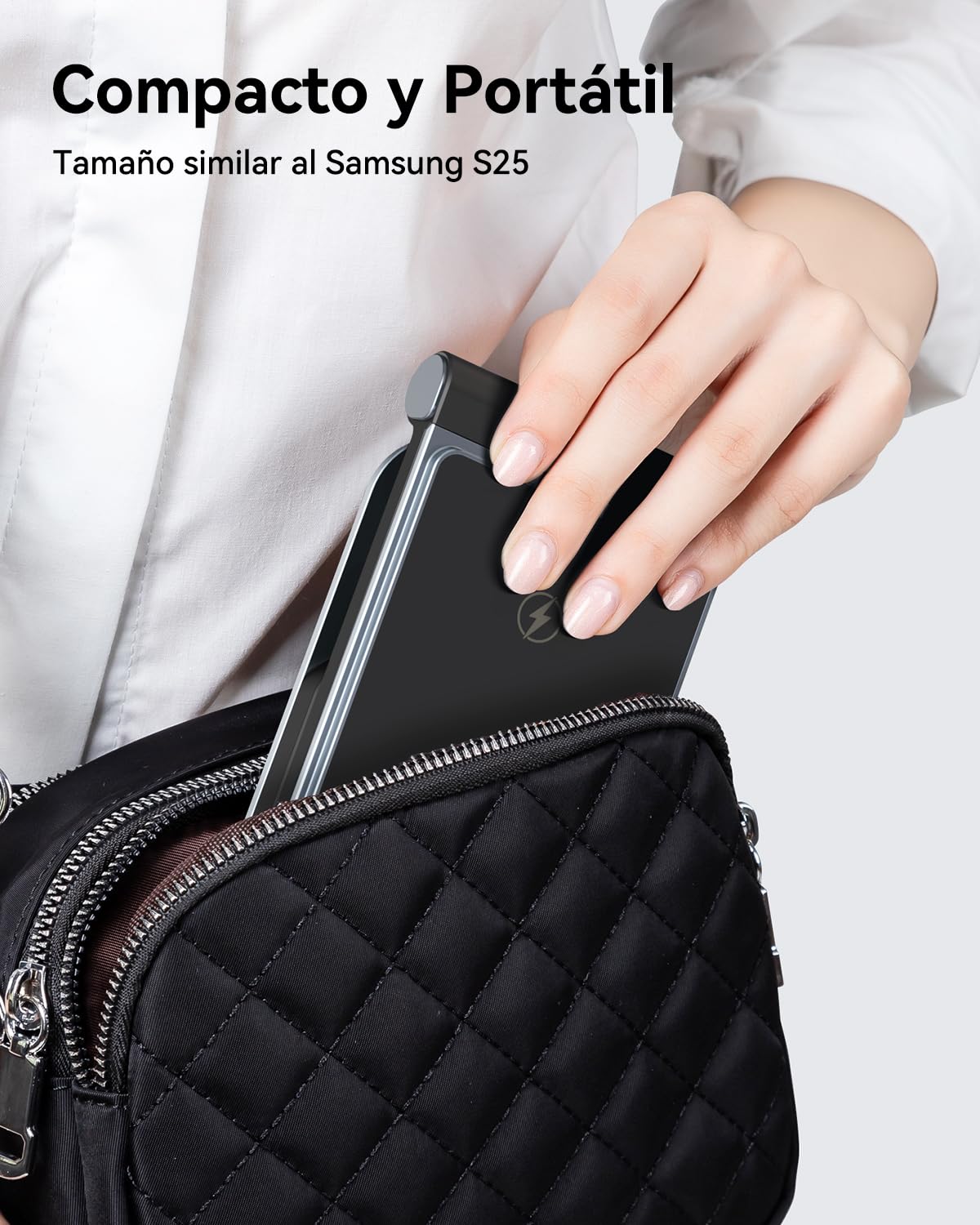 Cargador Inalámbrico 3 en 1 Plegable para Samsung Galaxy S26/S25/S24/S23/S22/S21/S20/Z Flip/Z Fold 7/6/5/4/3 para Galaxy Watch 8/Ultra/7/6/Classic/5/Pro/4 para Galaxy Buds Carga Rápida 20W