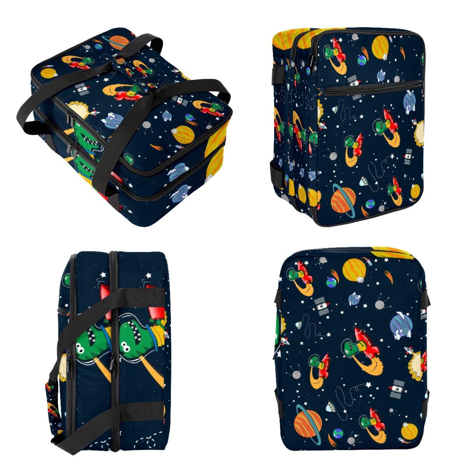 Grand sac à déjeuner isotherme pour homme et femme, double couche, étanche, étanche, réutilisable, sac fourre-tout pour le travail, l'école, le pique-nique, la plage, le camping, les voyages, motif