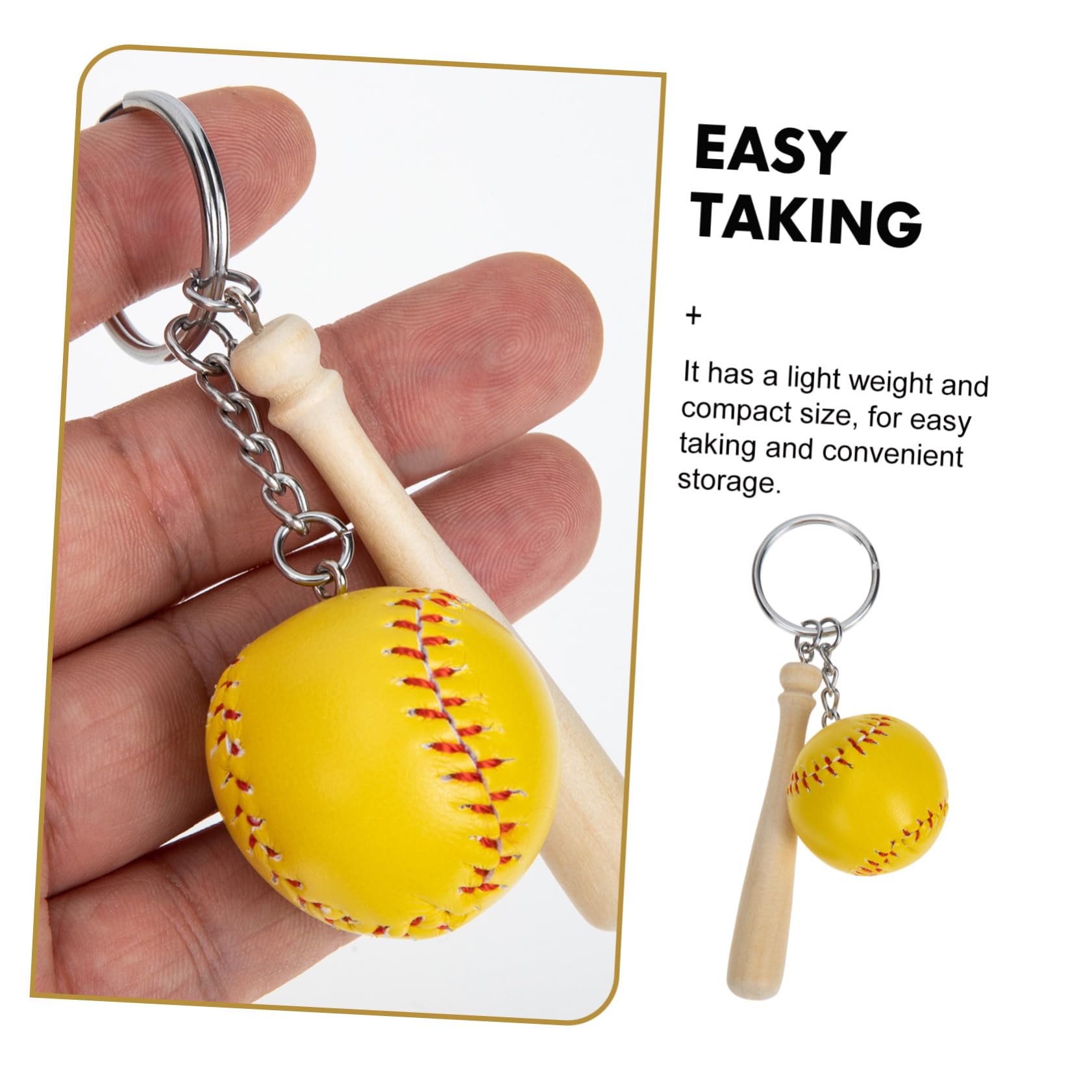 Portachiavi Da Baseball Keeychain Carino Mazza Da Baseball in Miniatura Giocatore Catena Portachiavi Uomini Regali Sportivi Per Ragazzi Di Legno
