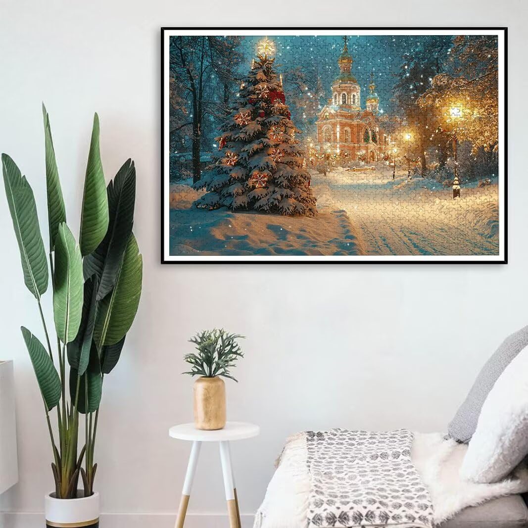 Puzzle Natale, Puzzle 2000 Pezzi Adulti per Decor, Regalo Donna/Uomo -8738