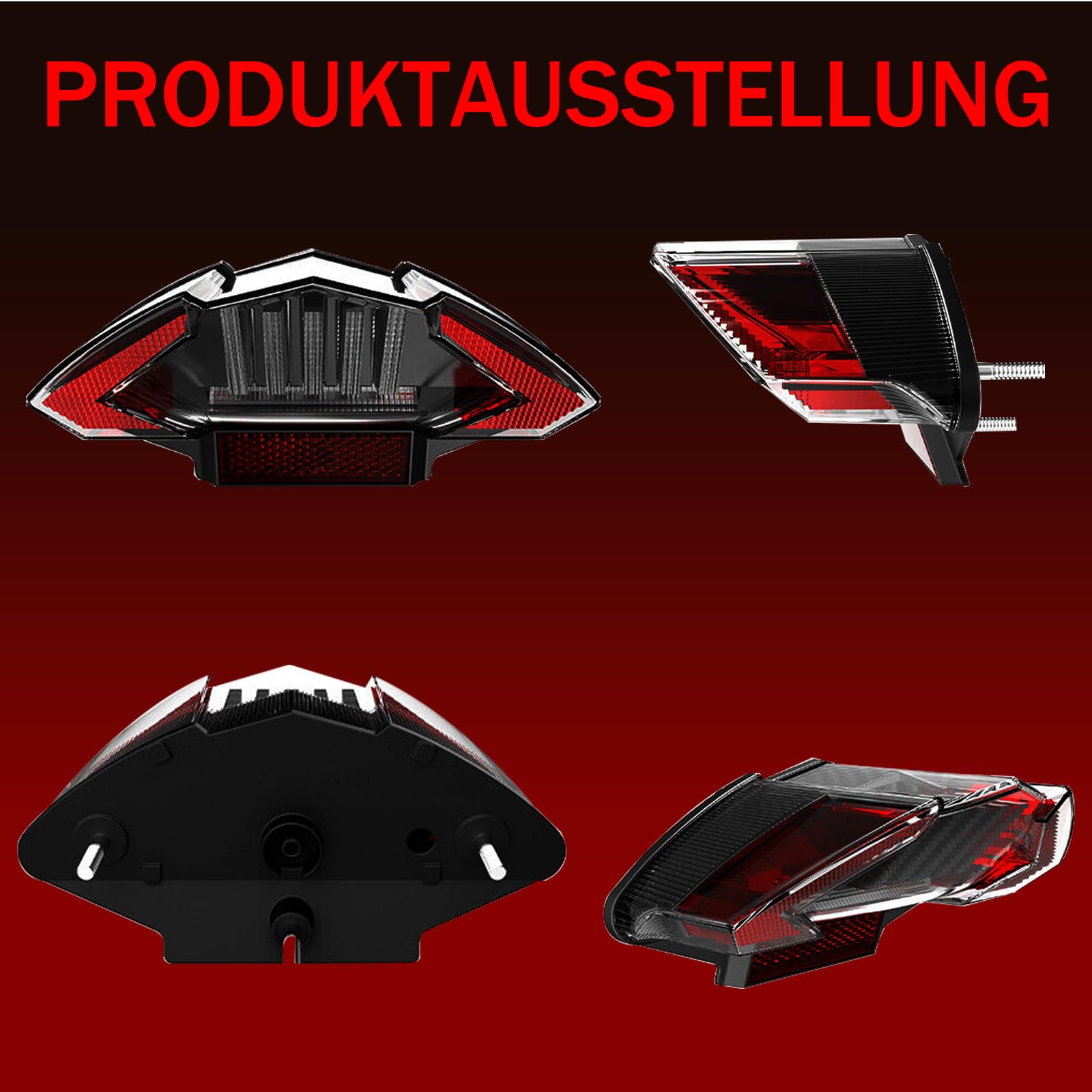 Motorrad LED Rücklicht Bremslicht E-geprüft für BMW F800GT F800R F650 R1200 GS ADV