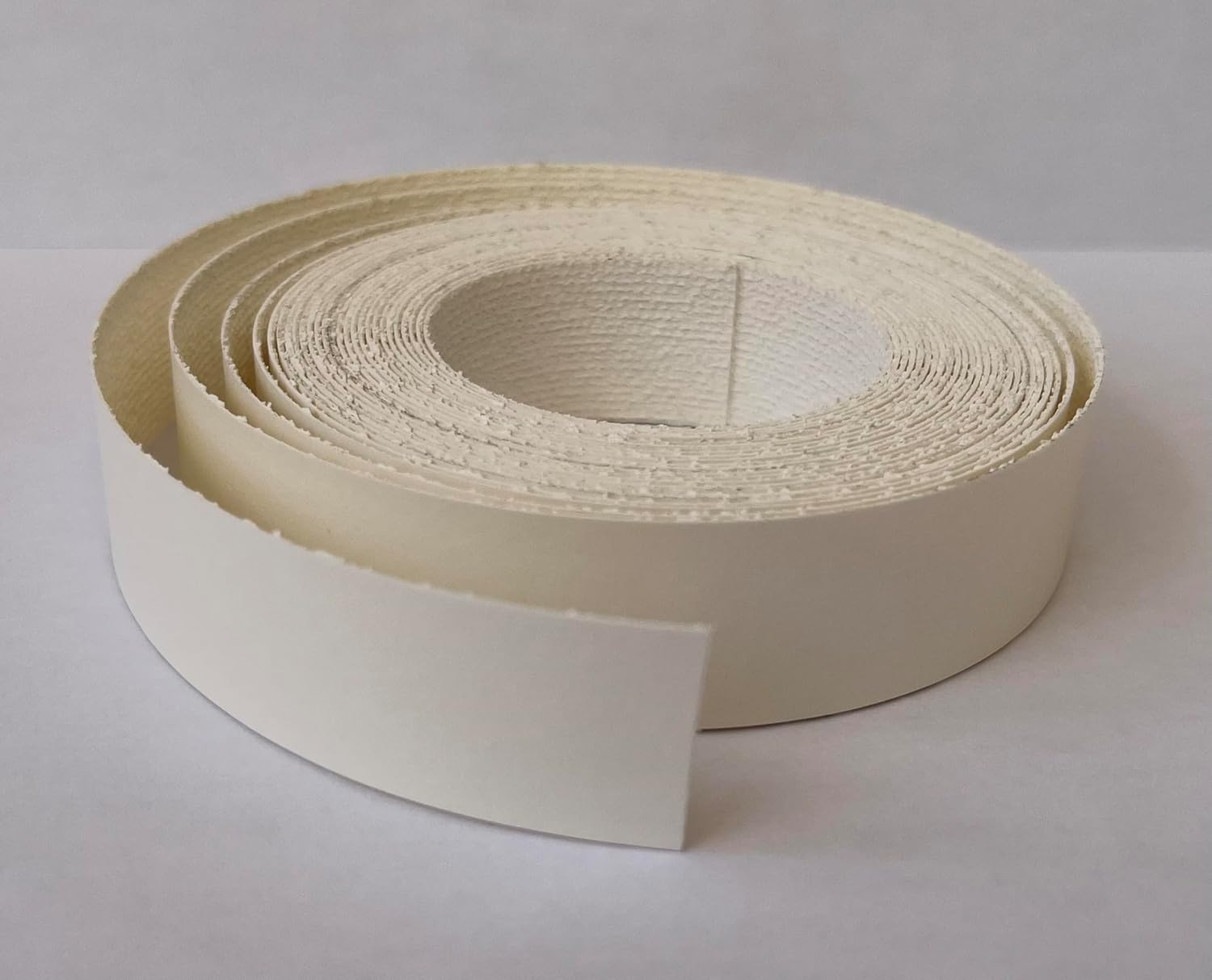 Vale Veneers 22mm White Melamine 5m Roll of Pre Glued Iron on Edging