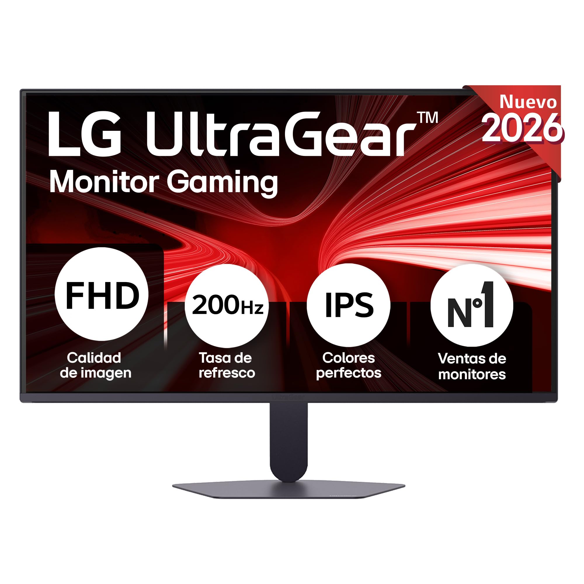Monitor Gaming LG UltraGear G5 27G523B-B 27"/ Full HD/ 1ms/ 200Hz/ IPS/ Negro