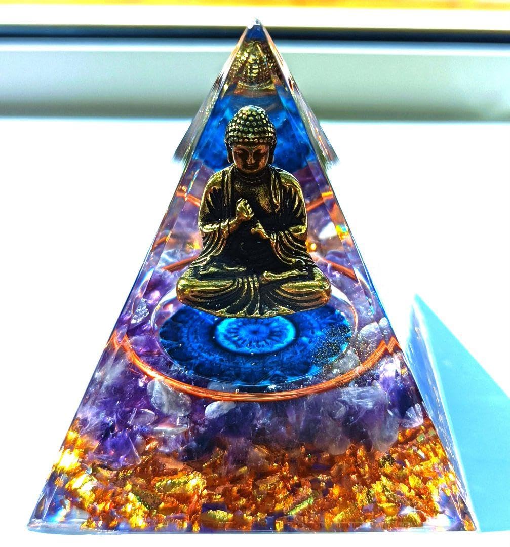 開運絵画 ❀観音様強力開運金箔オルゴナイト絵画❀願掛けしよう 開運