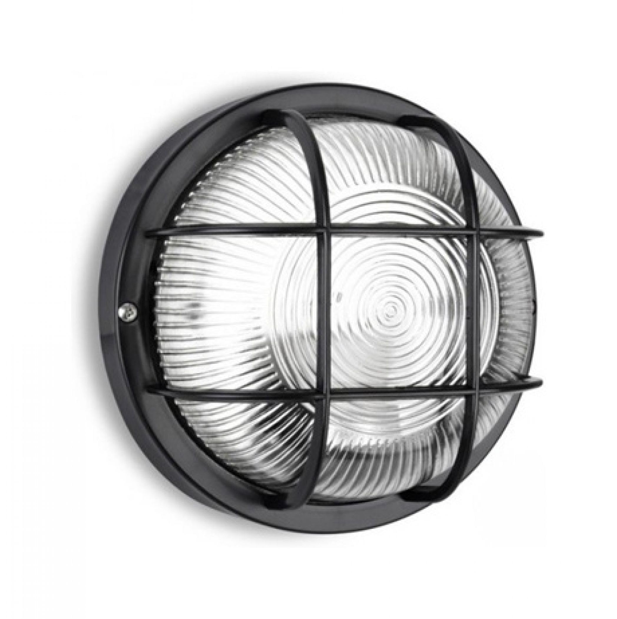 Lyveco Black 965B Bulkhead, Ip44, Round