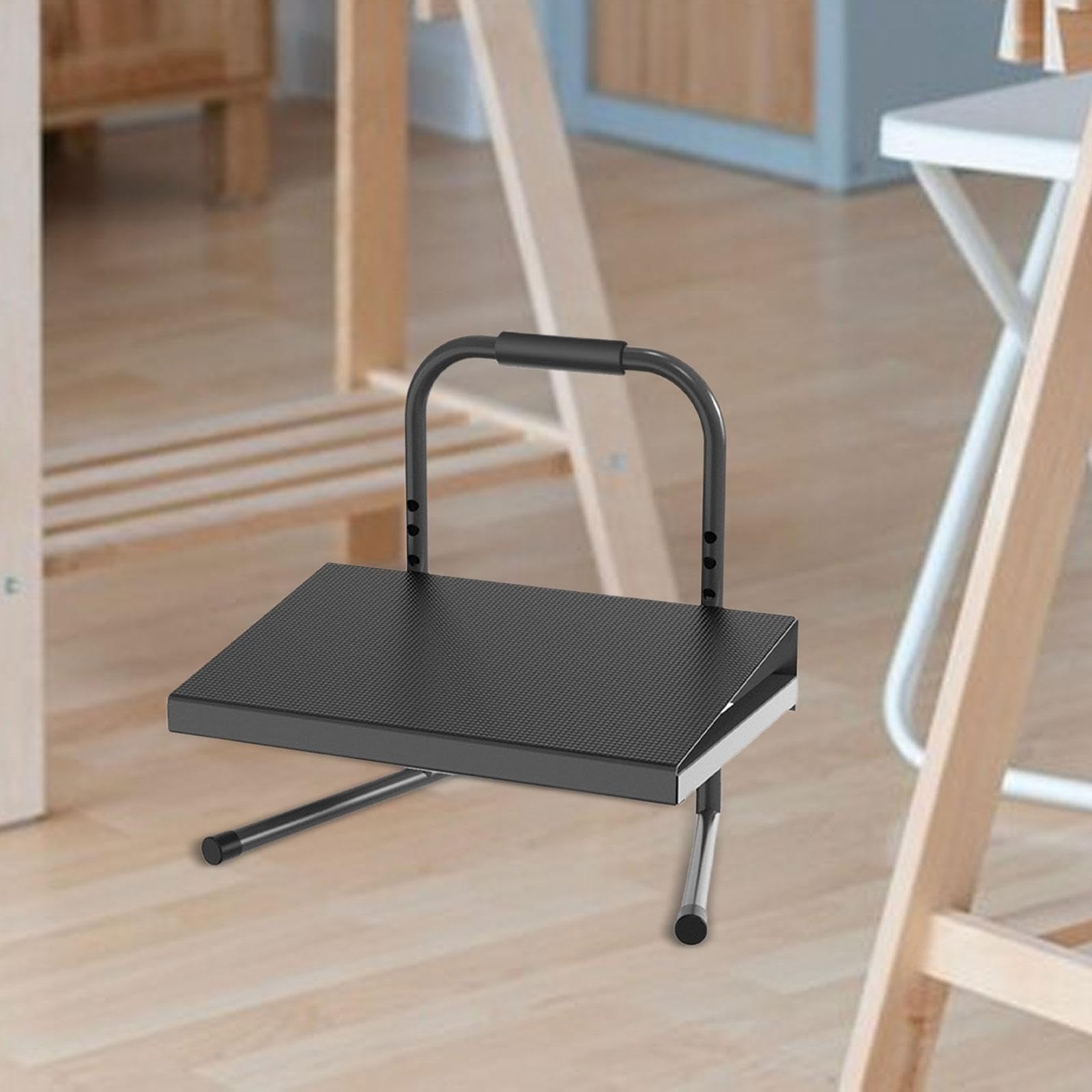 Fußstütze für unter Den Schreibtisch, Erhöhter Fußhocker, Verstellbare Fußstütze für Gaming Stühle, Computertische, Fußhocker