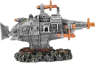 1 Peça Resina Caverna Artesanato Ambiente Tanque Ruínas Aquário Esconderijo Paisagismo Nave Espacial De Água Doce Paisagem Naufrágio Naufrágio Adorno Esconderijo Suprimentos