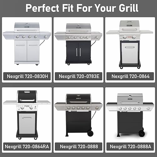 Miniatura 5 de Utheer Piezas de repuesto para parrilla Home Depot Nexgrill de 4 quemadores 720-0830H, 720-0830D, 720-0783E, 720-0830A parrilla de gas, incluye 4