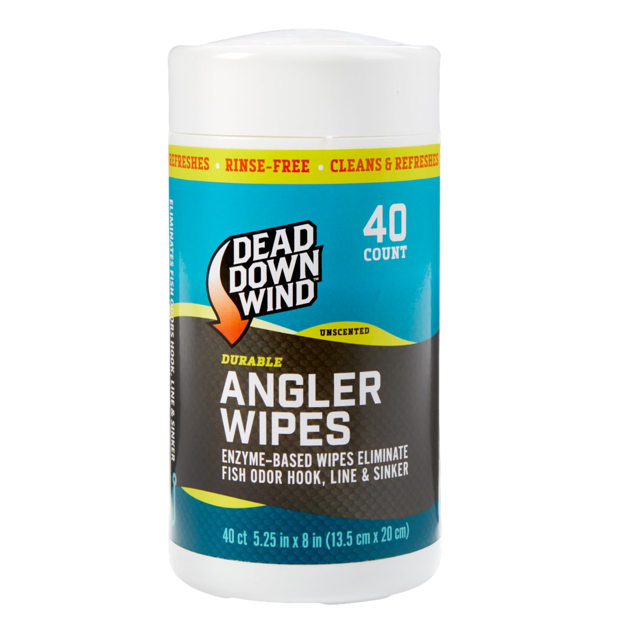 Dead Down Wind Fishing Angler Wipes - 40 Count…
