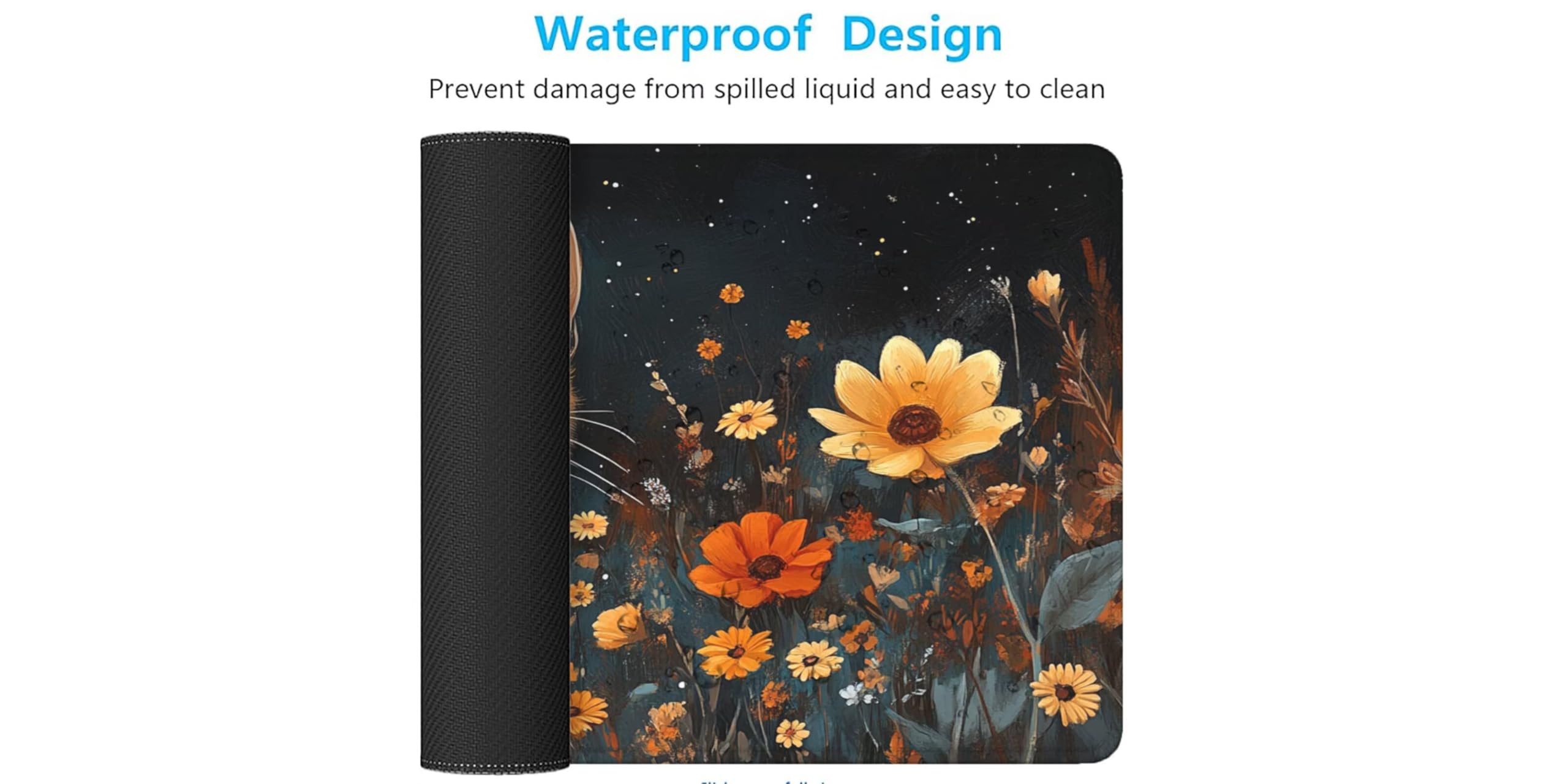 Podkładka pod mysz brązowa podkładka pod mysz XXL 1200 x 600 mm mata biurowa zwierzę podkładka pod mysz jednoczęściowa gumowa podstawa antypoślizgowe krawędzie akcesoria biurowe praca szyta podkładka
