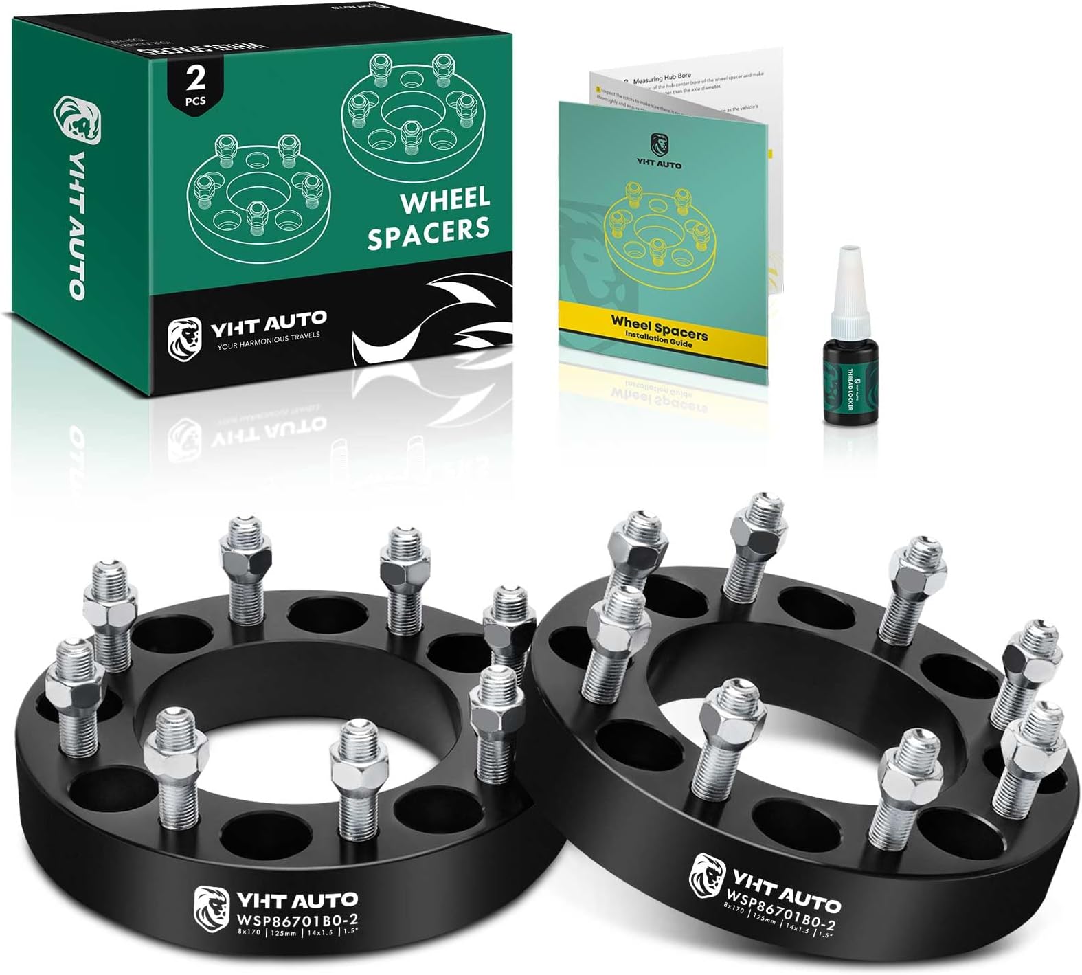 8x170 MM Wheel Spacers Hub Centric 125 MM Bore For Ford F-250 F-350 – Venum Wheel Accessories