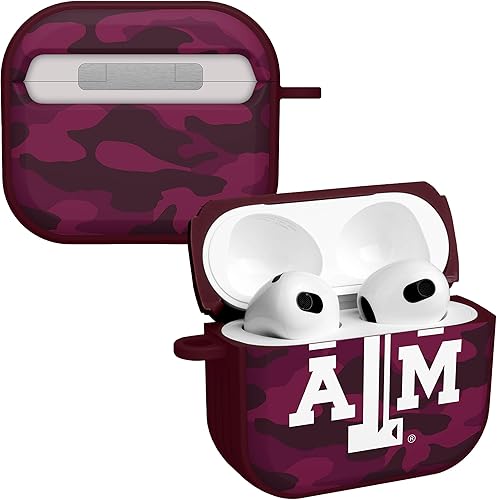 Miniatura 1 de AFFINITY BANDS Texas A&M Aggies Camo HDX - Funda compatible con Apple AirPods Generación 3