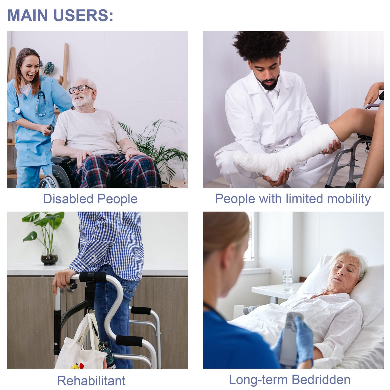 Transfergürtel,31,5-Zoll Transfer Patientengurt,Transferhelfer für ältere Menschen, Mobilitätshilfen für die Pflegesicherheit, für die Patientenpflege