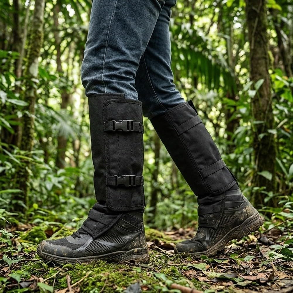 Polainas Caza Ajustables para Botas de para monte Polainas Caza