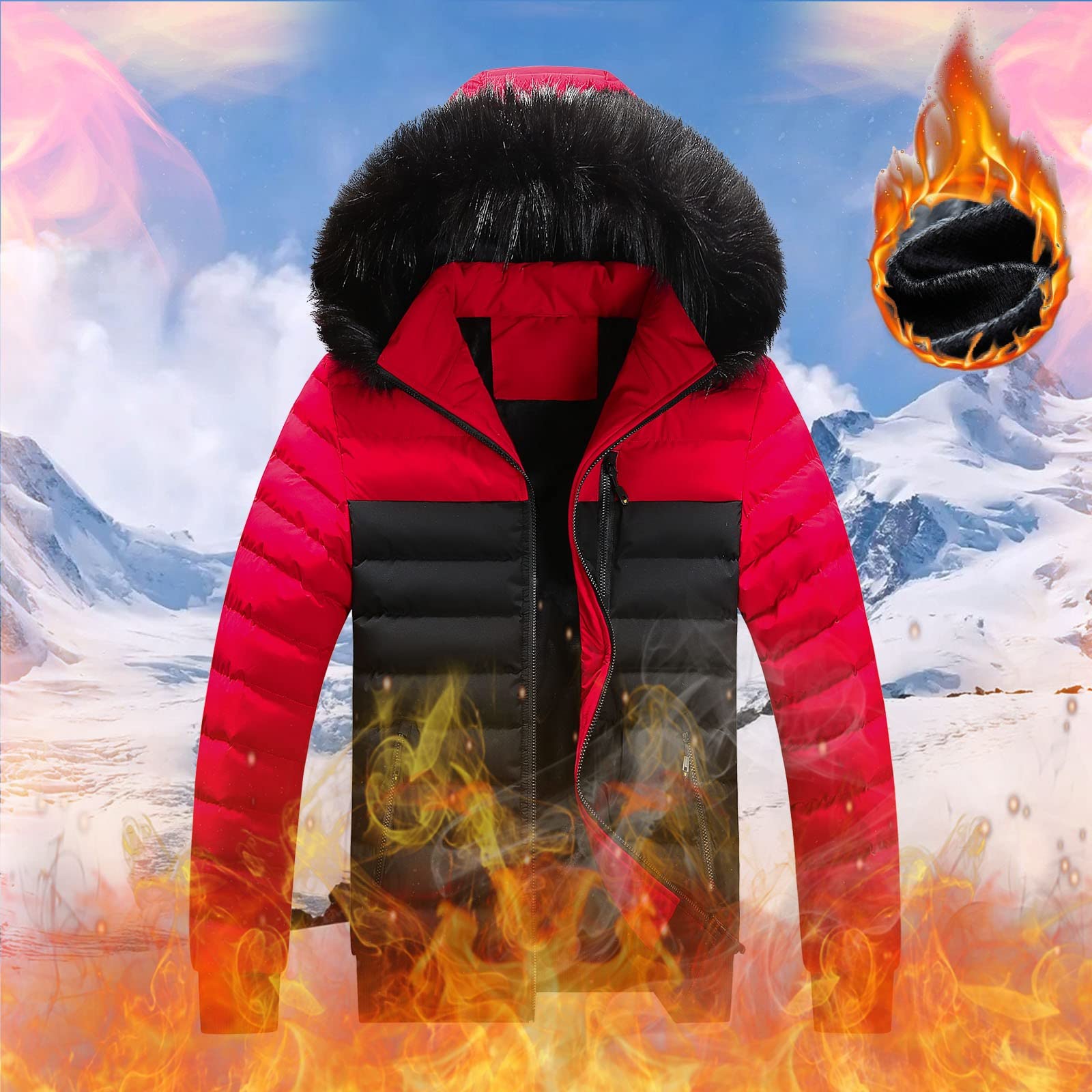 Giacca Running Uomo Buono Amazon da Stampare Giubbotto Moto Uomo Invernale Piumino Smanicato Leggero da Uomo con Cappuccio, Impermeabile, Senza Maniche, per Escursionismo E Sci Uomo Piumino