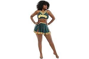 Coskidz Women's Haikyuu Cosplay Costume Cheerleader Uniform Outfit