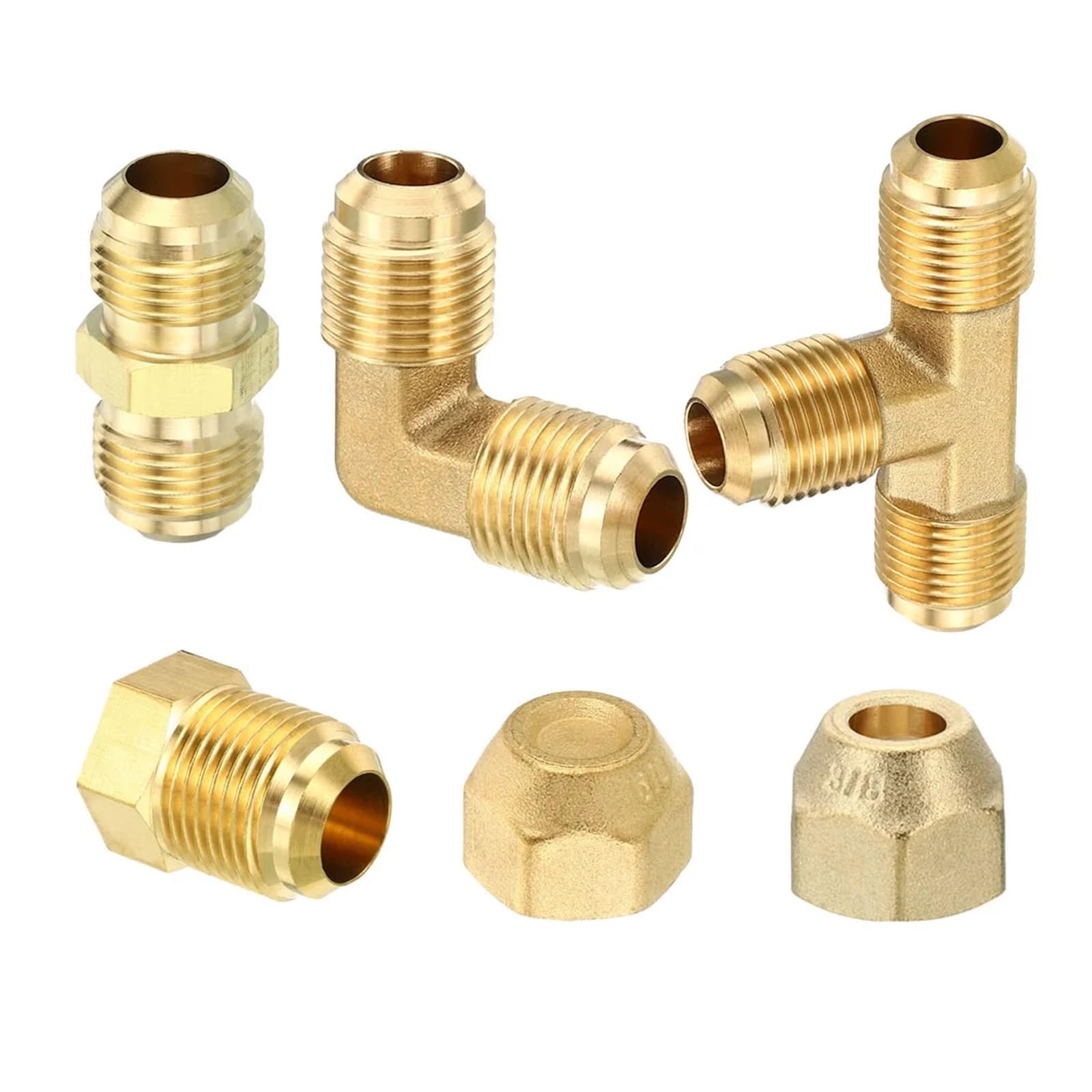 Innengewinde Kappe 1/4 3/8 1/2 5/8 3/4 Messing Fitting UNF Gewinde Klimaanlage(SAE 1I2 Innengewinde Kappe 1/4 3/8 1/2 5/8 3/4 Messing Fitting UNF Gewinde Klimaanlage(SAE 1I2