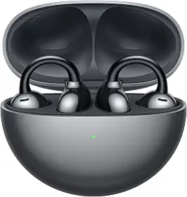 Fone de Ouvido Sem Fio, HUAWEI FreeClip, C-bridge Design, Tecnologia Open-Ear, Reconhecimento Automático de Posição Esquerdo-Direito, Preto