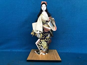 Amazon | 日本人形 詳細不明 着物美人 骨董品 古美術品 伝統工芸