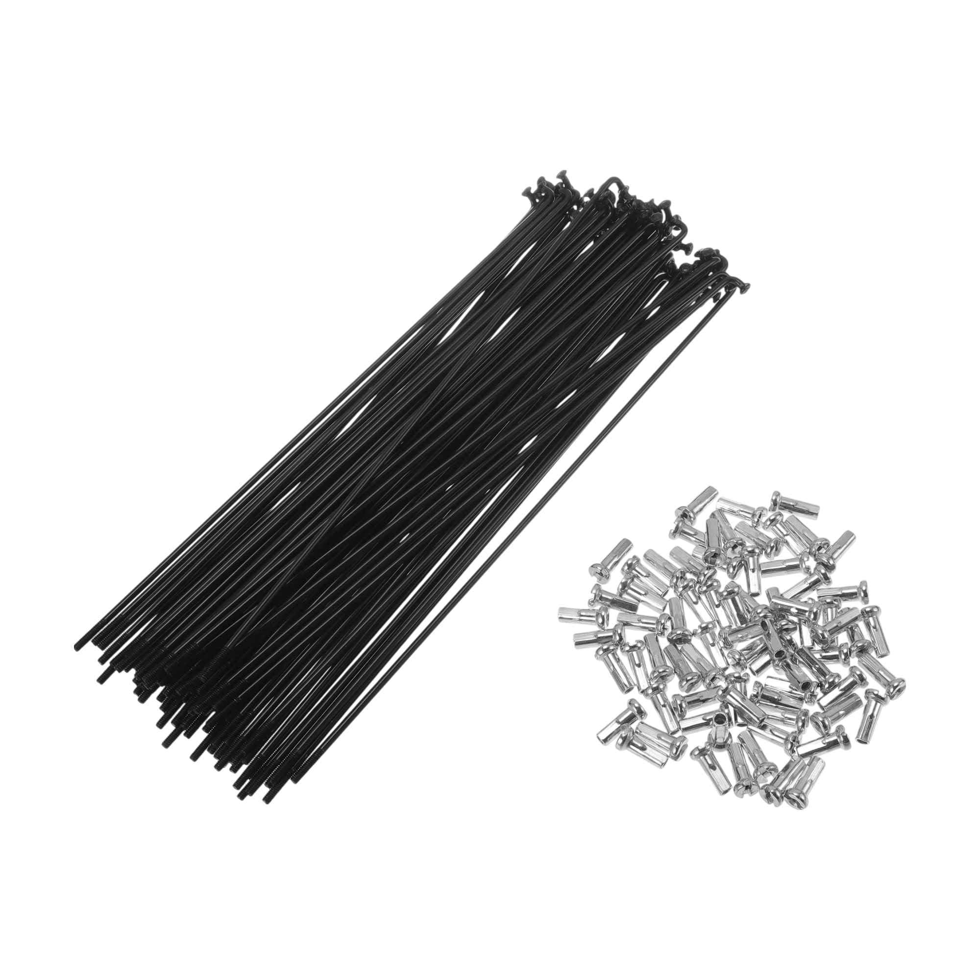 HOPESPANNER 72 Set 14G Bicycle Spoke 173mm Bike Wheel Spoke Carbon Steel Black — image 1