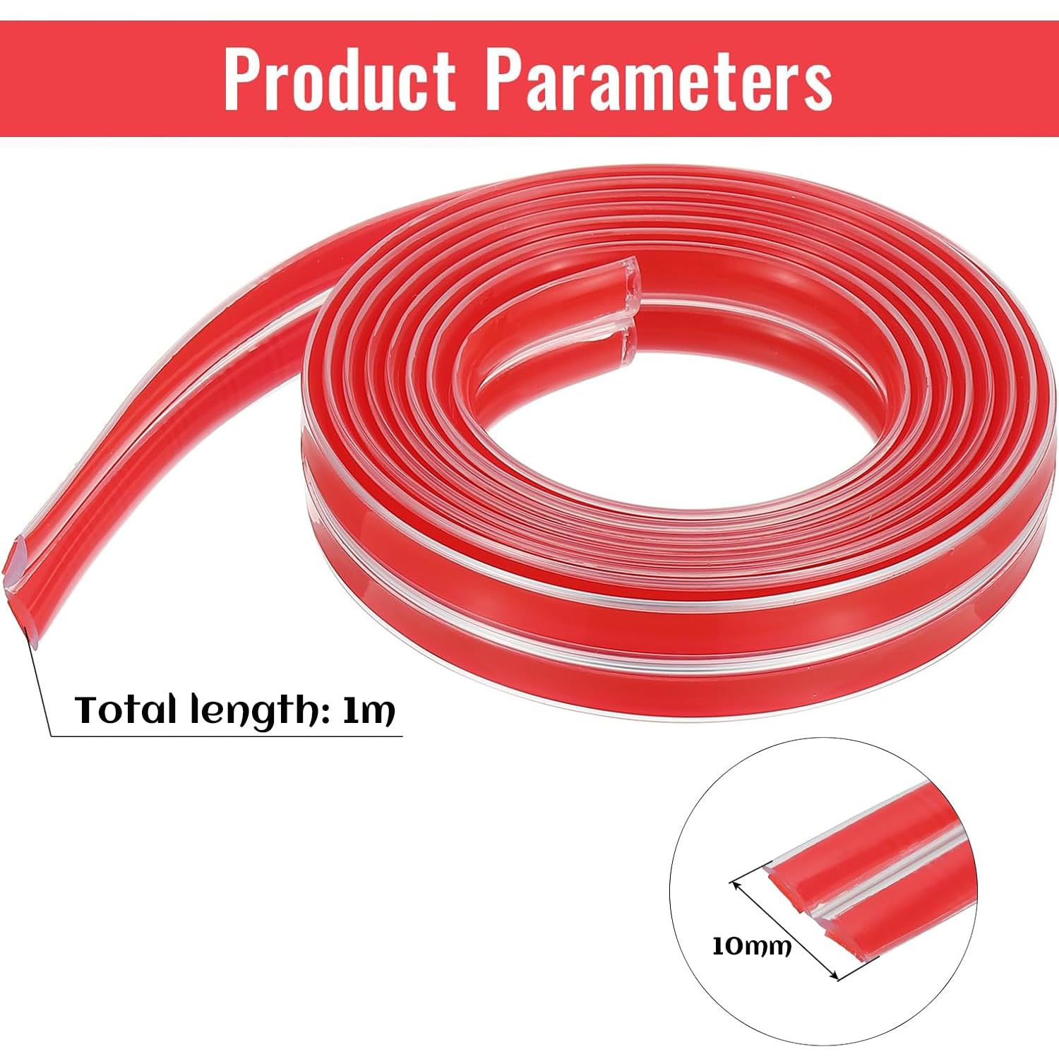 Norhogo Silicone Edge Protector Strip, Baby Proofing Safety Corner Protectors - Image 2
