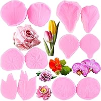 Vista 11 de ZiXiang Molde de silicona para veteado de flores de goma para fondant, moldes de pasta de goma, molde de flores de peonía, moldes de orquídea