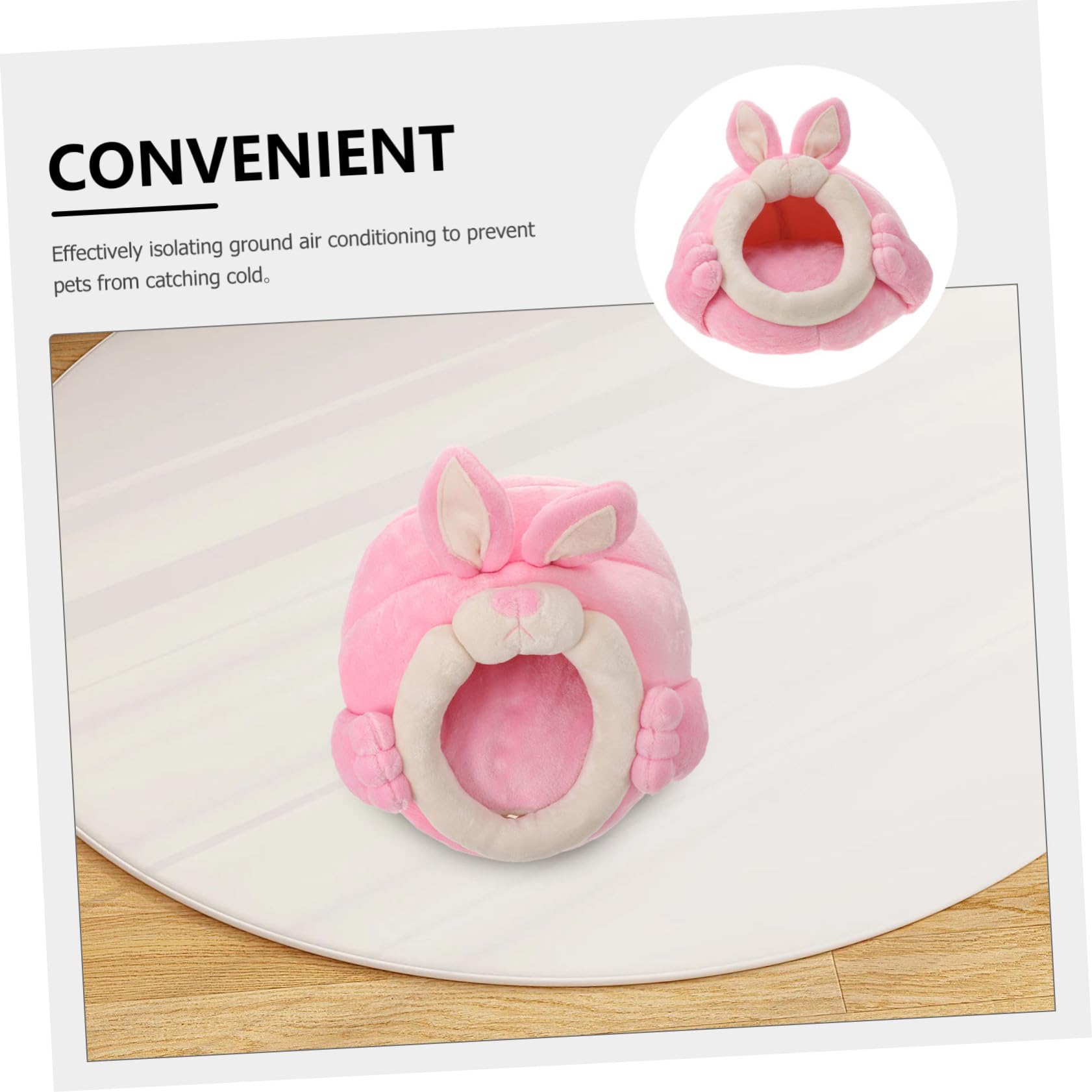 Toyvian Maison pour Hamster Abri Chaud et Confortable Lit pour Petits Animaux Nid Douillet pour Hamster Cachette Pratique pour Animaux de Compagnie