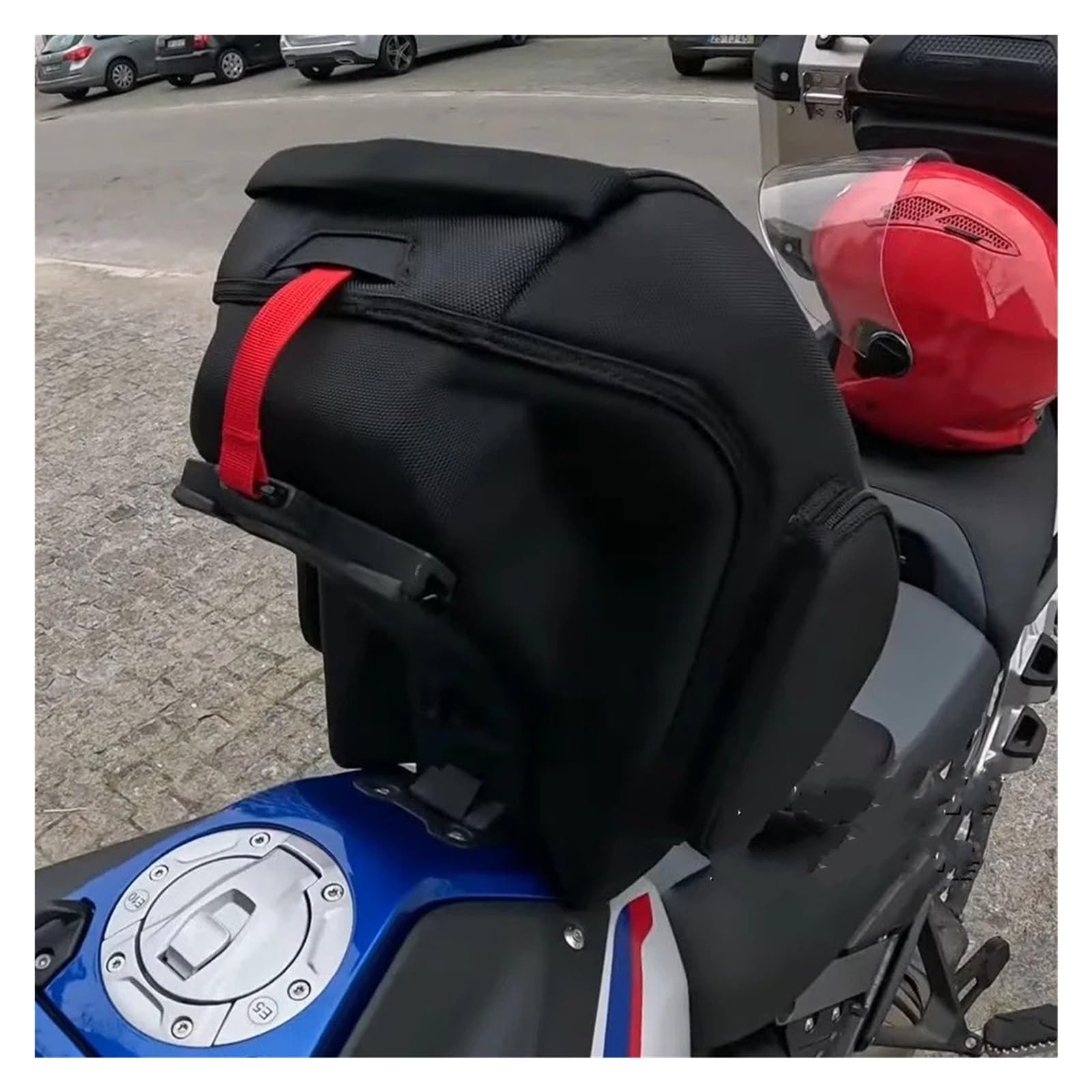 Motorradtasche Gepäcktaschen Für R1300GS R1300 GS R 1300 GS ADV R1300 GS Adventure 2024 2025 Wasserdichter 12L-Tankrucksack Mit Schnellverschluss-Kit In Schwarz Motorradzubehör Motorrad Hecktasche