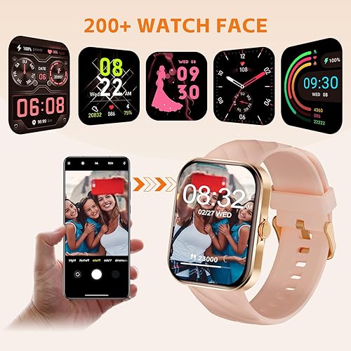 Miniatura 3 de Smart Watch for Women (Call ReceiveDial) 1.91" HD Screen, Fitness Watch with Heart Rate SpO2 Sleep Monitor, Activity Tracker watch with Bluetooth