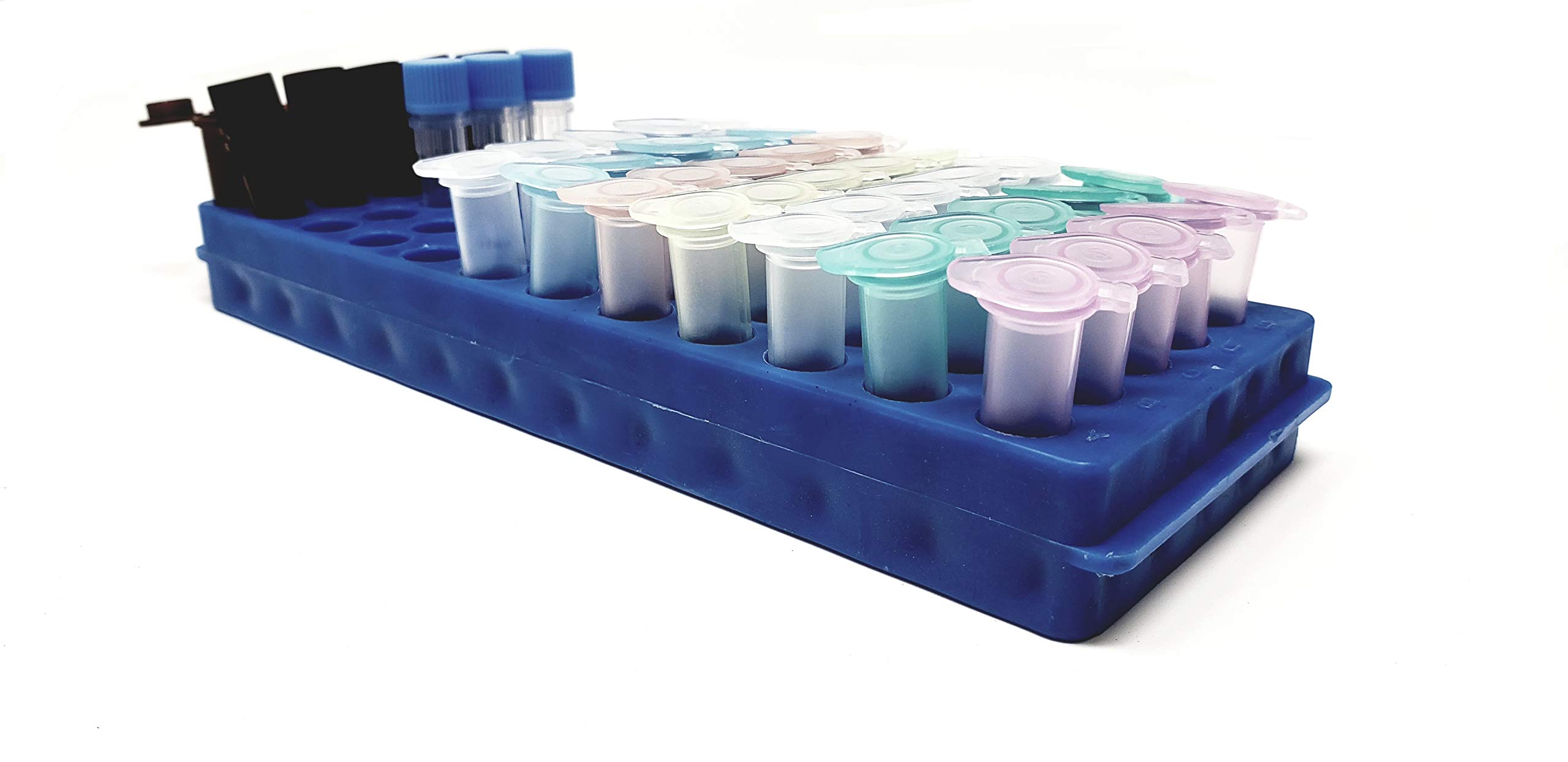 BiochromCorp Microcentrifuge Tube Storage Rack, Double use for 0,5ml