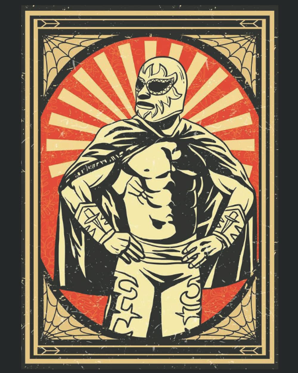 Luchador Journal: A Lined Journal Notebook 8x10