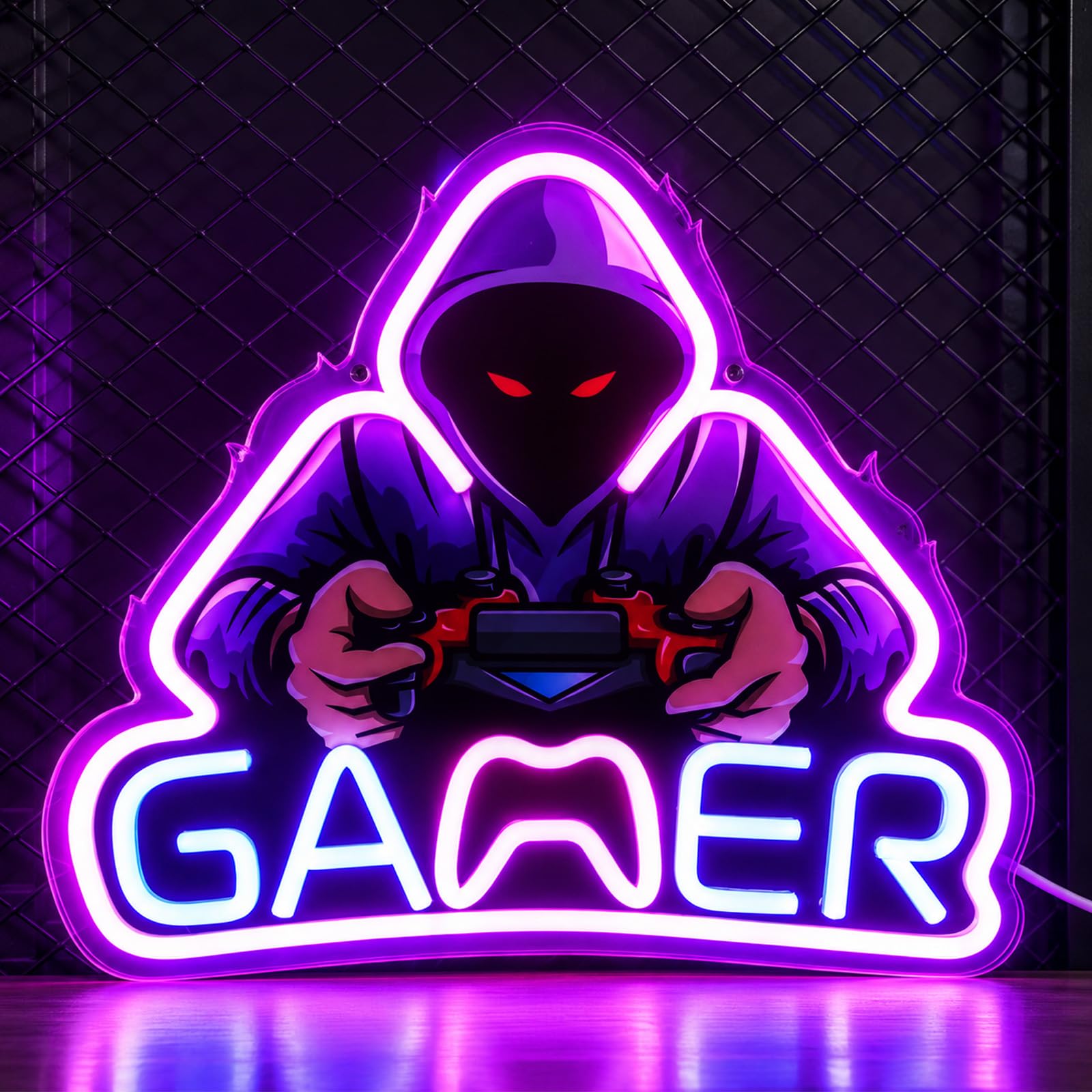 Gamer Neon Sign Game LED Neon Light Sign USB Power LED Sign