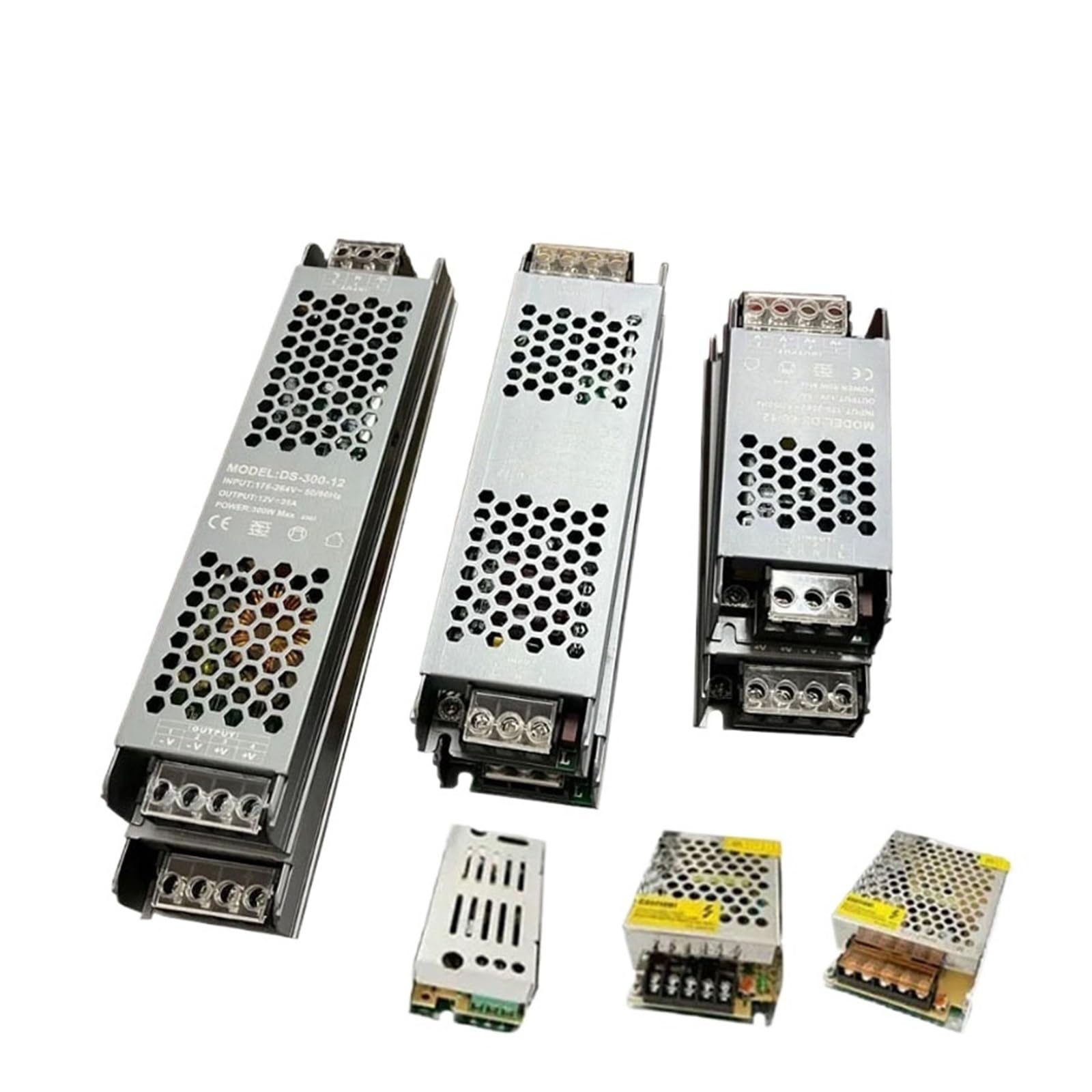 Elimina parpadeos con este transformador de AC a DC 12V 200W fuente ultrafina para luces LED 6