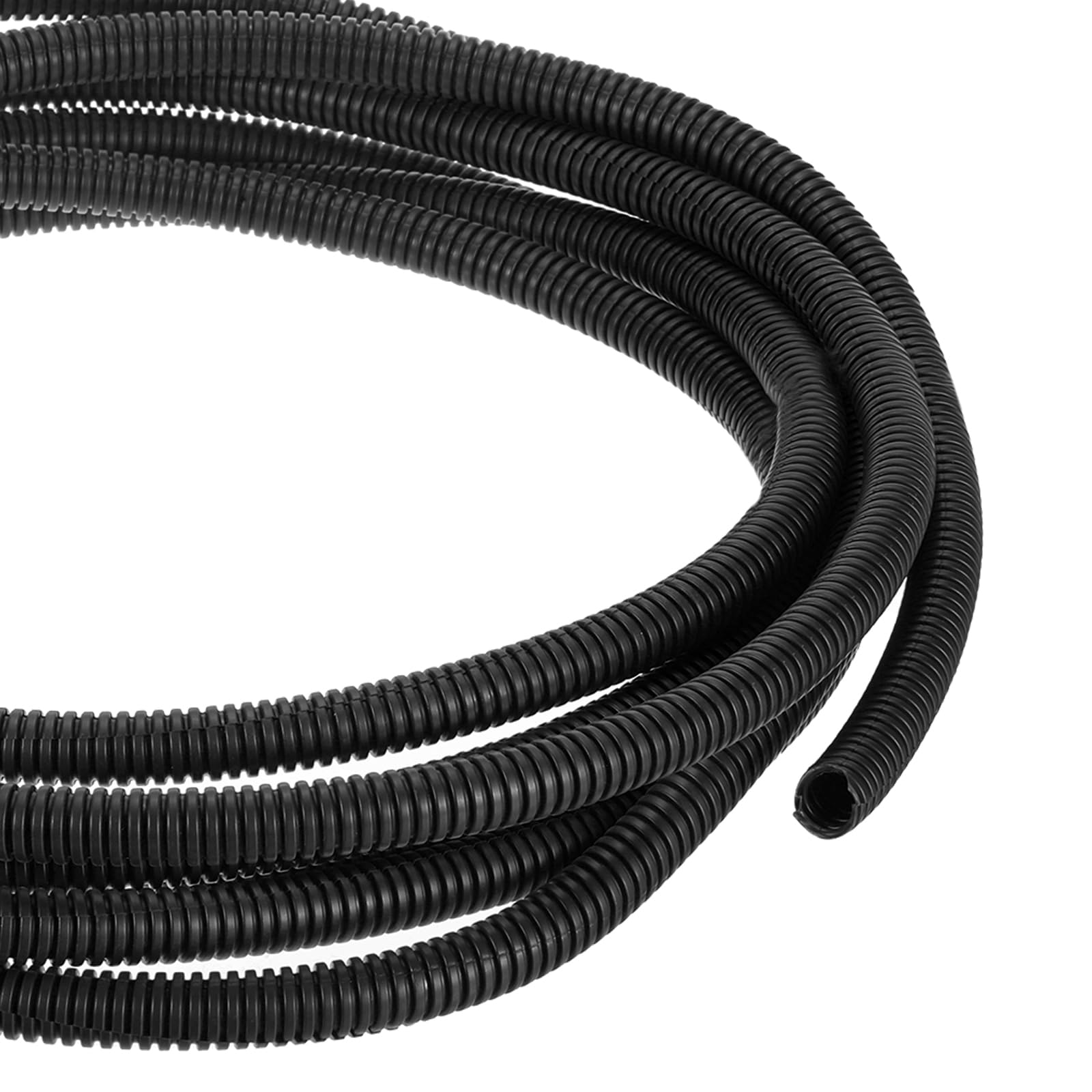 DMiotech 25ft Wire Loom Split Tubing 3/8 Inch Black