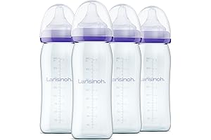 Lansinoh Anti-Colic Glass Baby Bottles: The Perfect Choice for Breastfed Babies