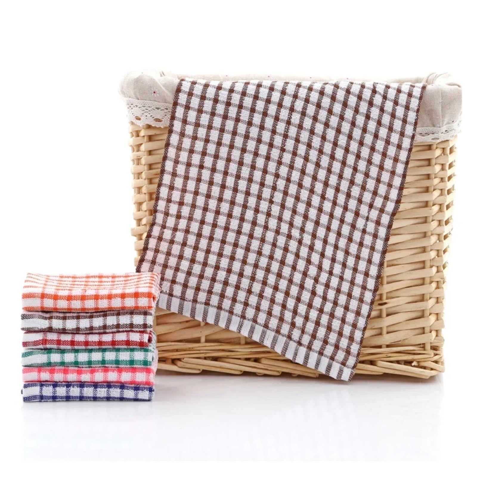 6 paños de Cocina 100% algodón for Limpieza, Ideales for restaurantes y hostelería
