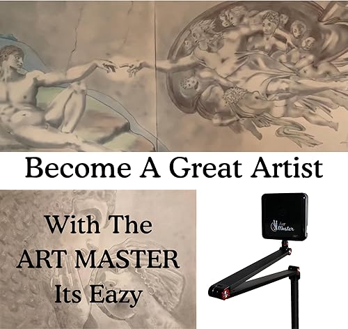 Miniatura 2 de Art Master - Proyector de arte profesional ideal para trazar dibujos, bocetos, murales y tatuajes, replicación de imágenes digitales HD inalámbrica,