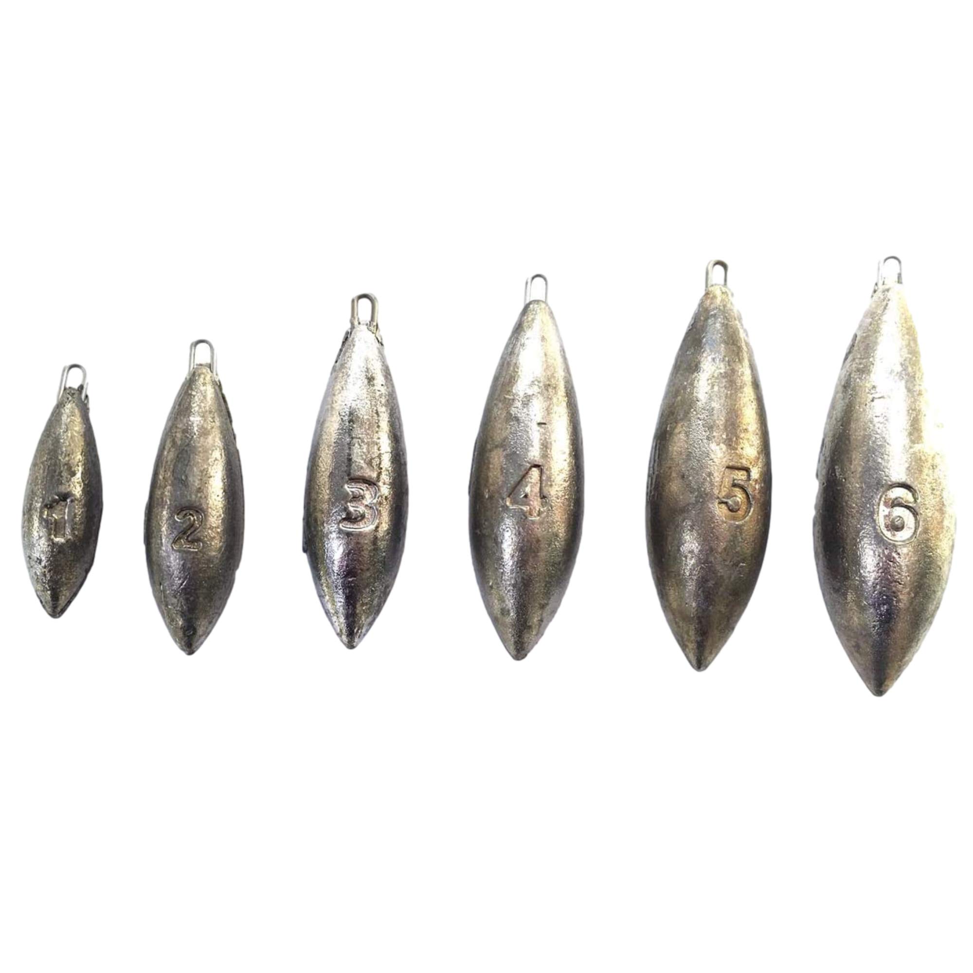 10 X 3 Unzen Beach Bomb Bleigewichte - Für Meeresangeln