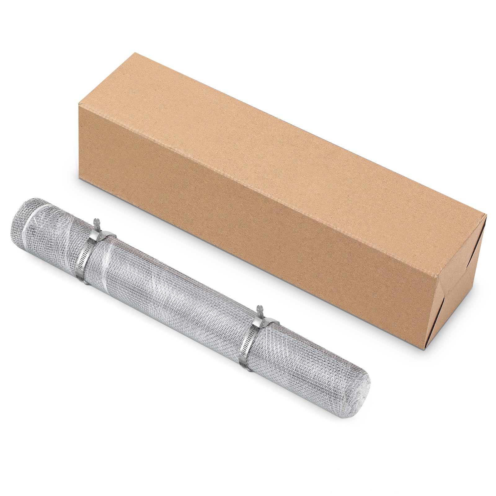 Maille en acier inoxydable 304 anti-corrosion avec colliers de serrage