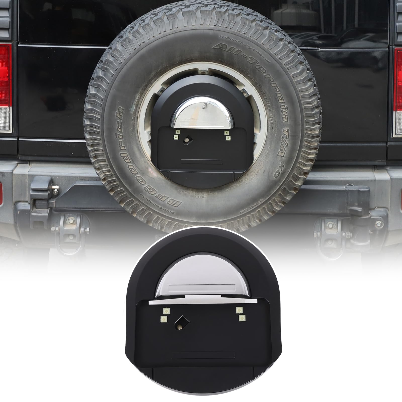 Amazon.com: Spare Tire License Plate Frame for Hummer H2 2003-2009