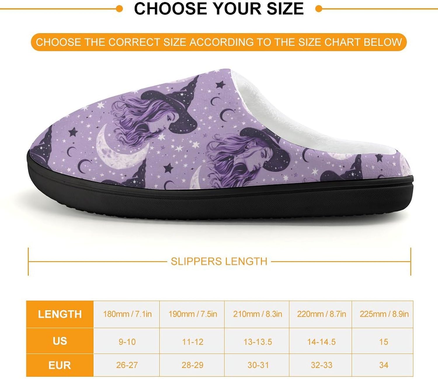 Moon Goddess Cute Cotton Slippers Anti-slip House Shoe Slipper Indoor Outdoor