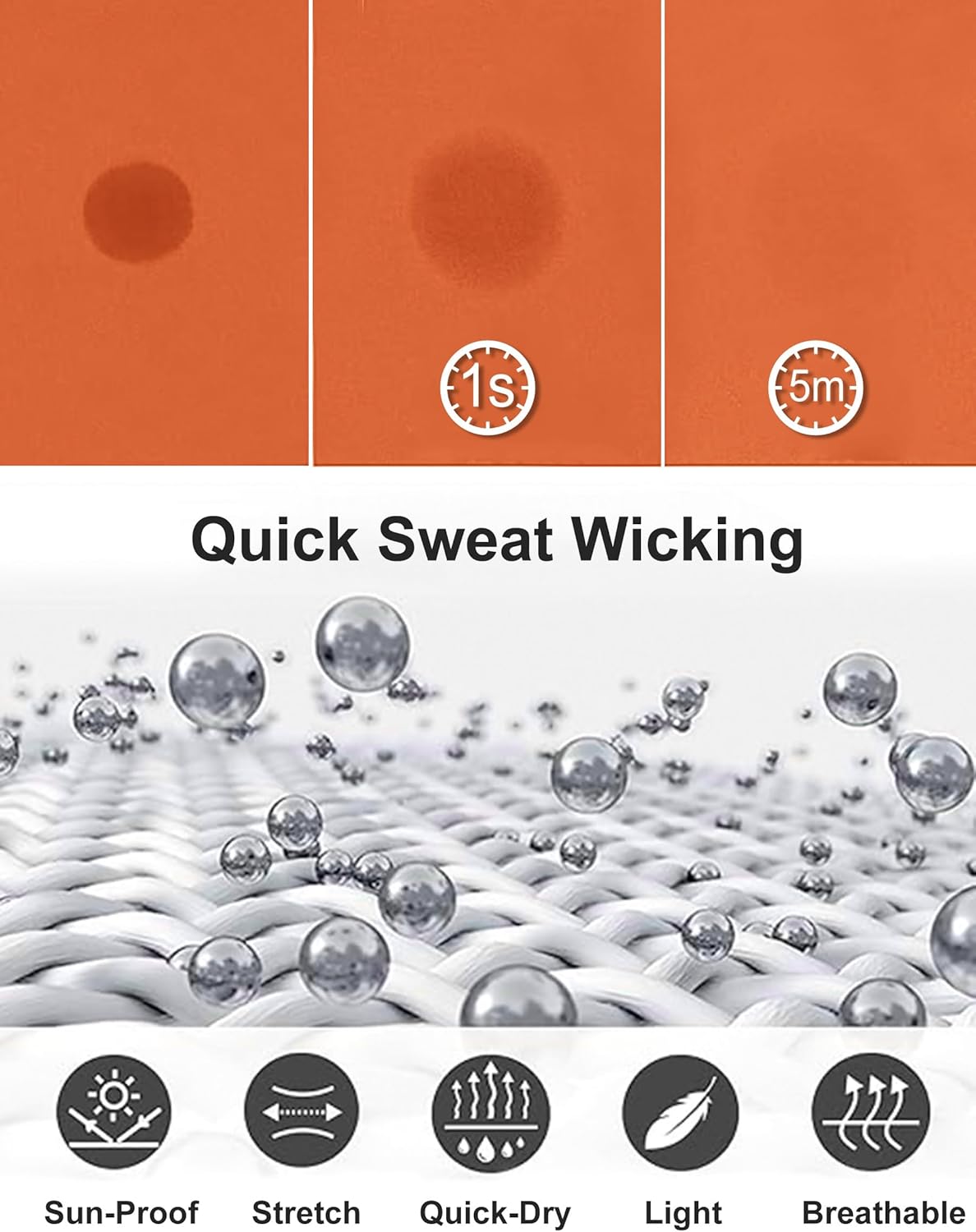 Bakery Men's Golf Shorts Stretch Quick Dry Flat Front Tech Performance Chino Shorts