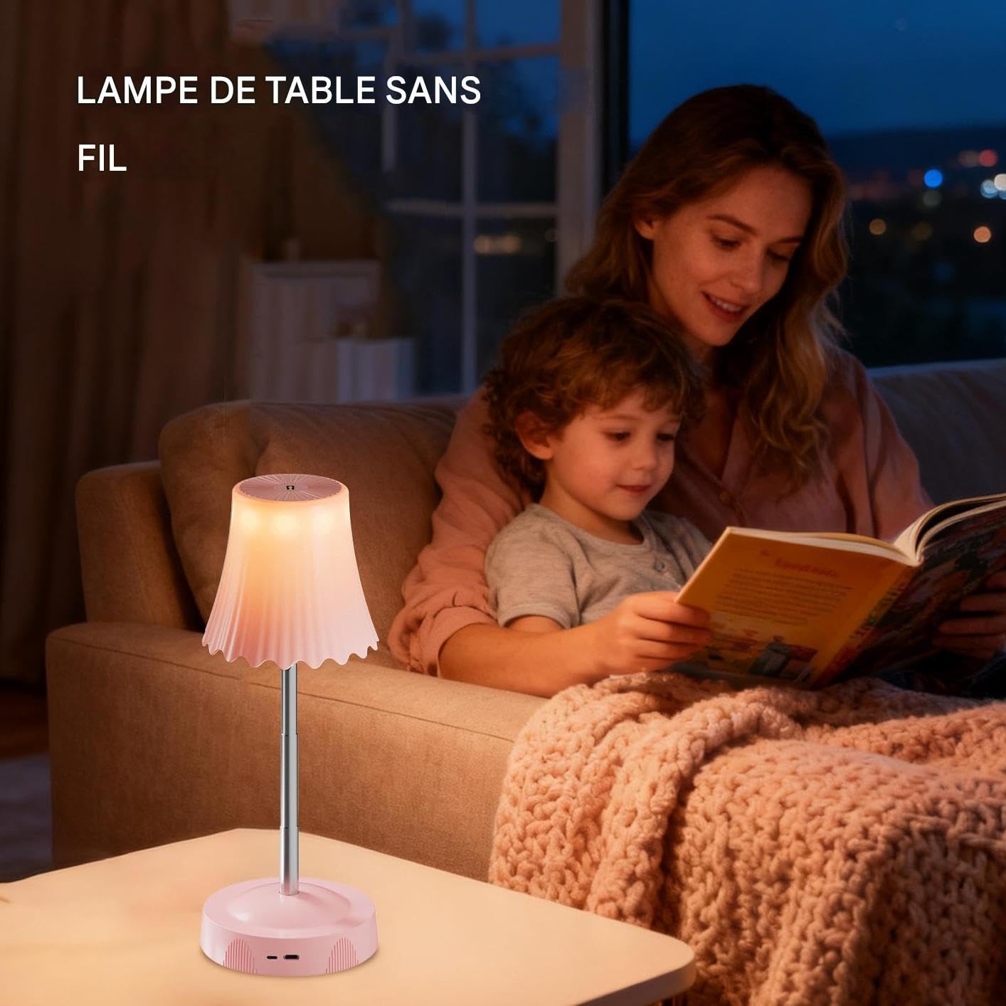 Lampade Ricaricabili Senza Fili Altezza E Luminosità Regolabili RGB Smart | Lampada Per Scrivania Senza Fili Luce RGB per camera da , bagno, sala pranzo, soggiorno, lettura, cucina, comodino