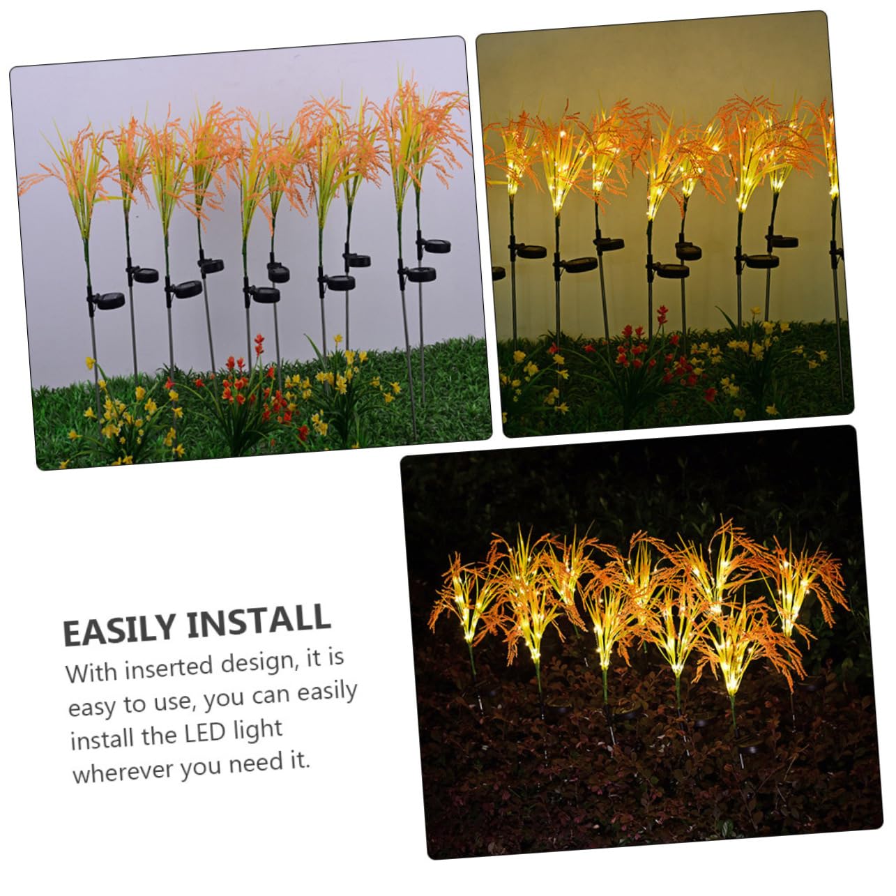POPETPOP Collezione Di Da Incasso A Resistenti Alle Intemperie Per Prato E Giardino Alimentate A Energia Solare