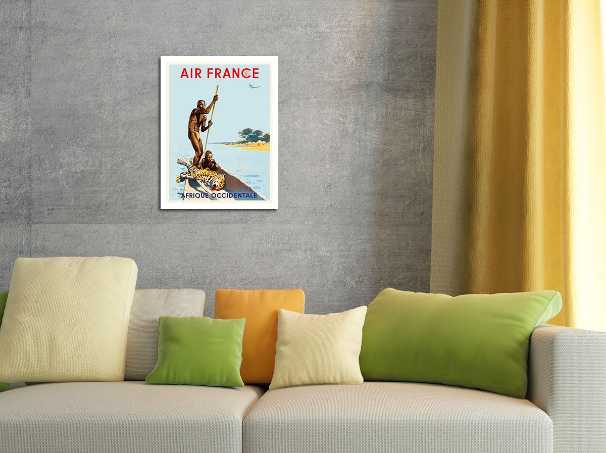 West Africa (Afrique Occidentale) - France - Vintage Travel Poster